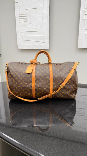 Louis Vuitton Monogram Keepall 60 Bandouliere