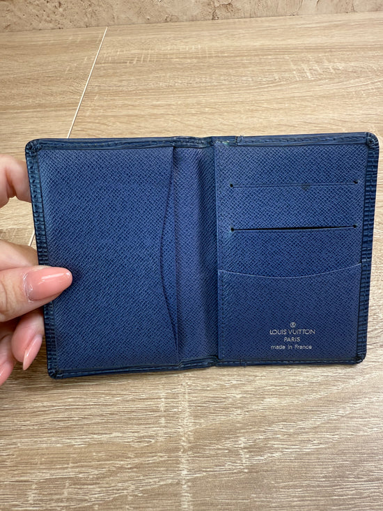 Louis Vuitton Blue Epi Pocket Organizer