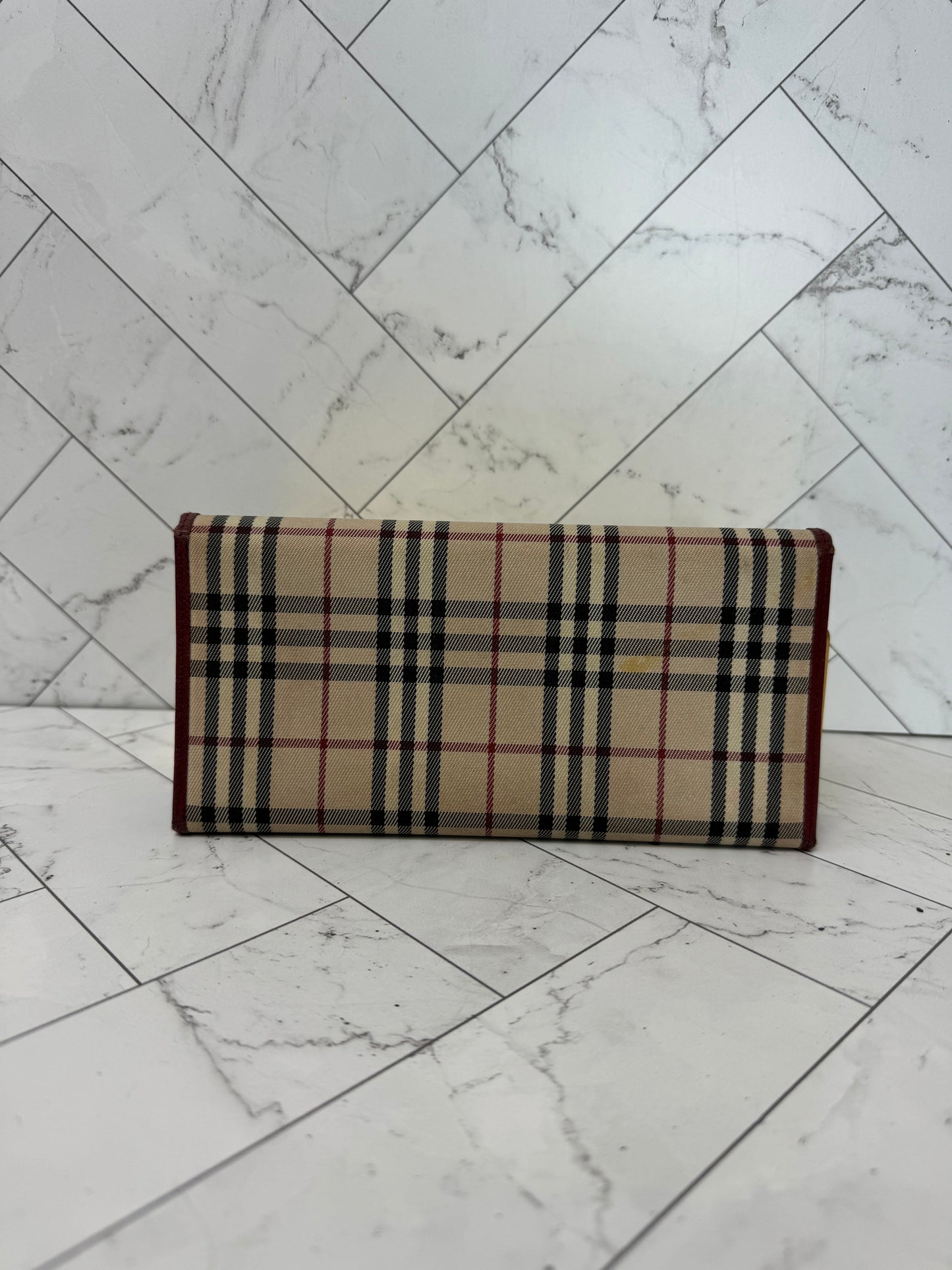 Burberry Nova Check Long Wallet