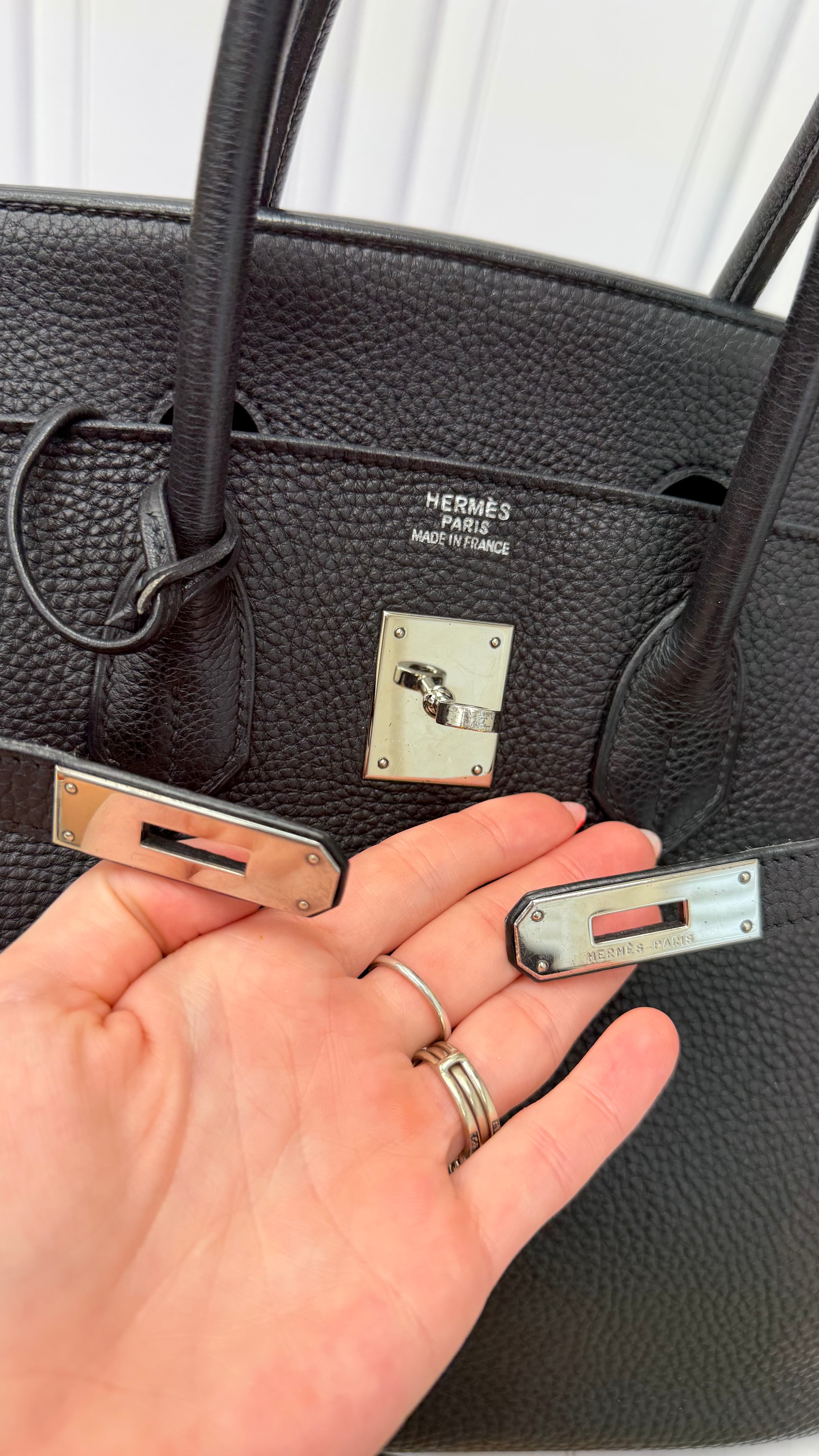 *DONS DROP* Hermes Black Togo Leather Birkin 35