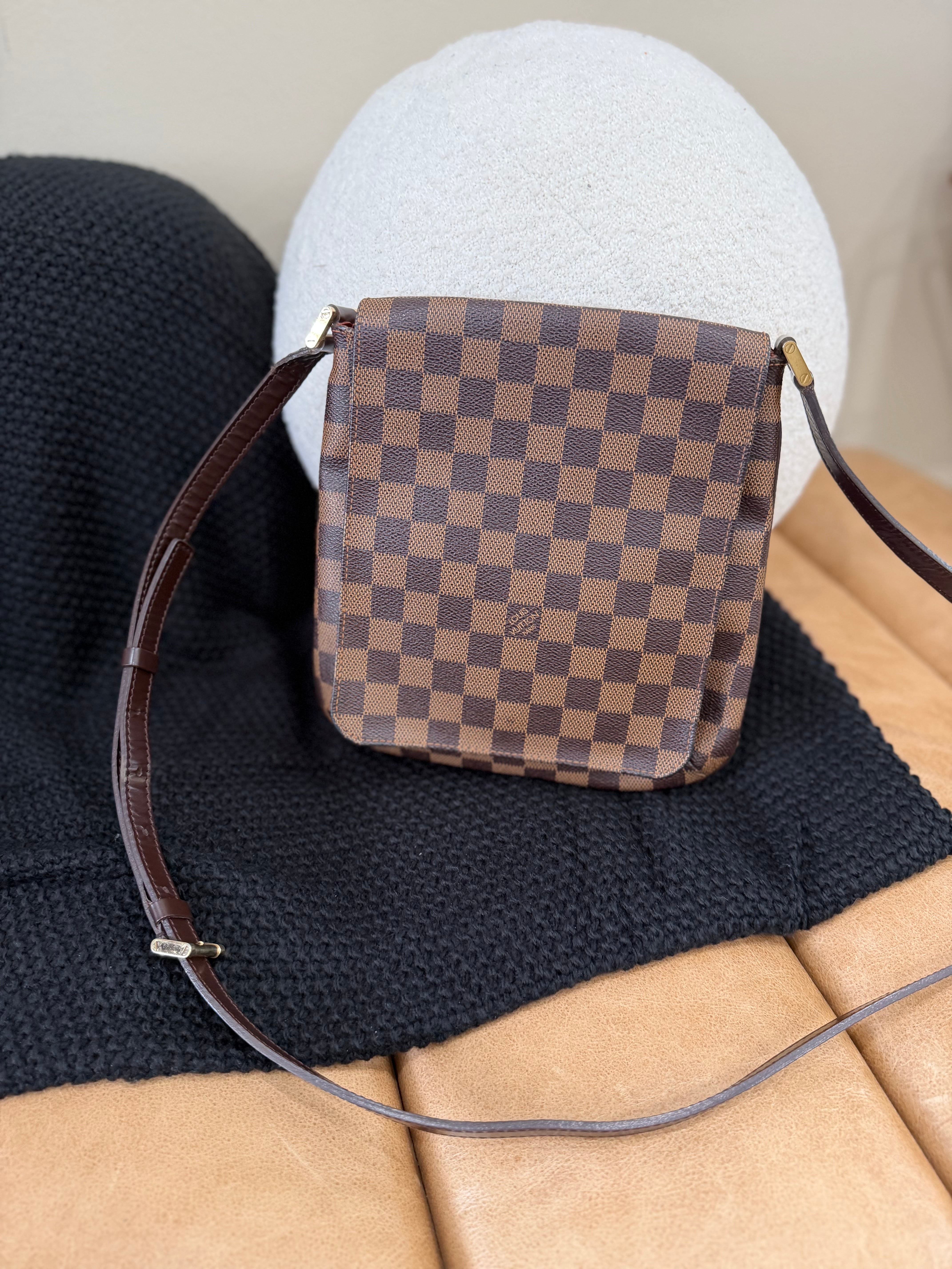 Louis Vuitton Damier Ebene Musette Salsa Long Strap