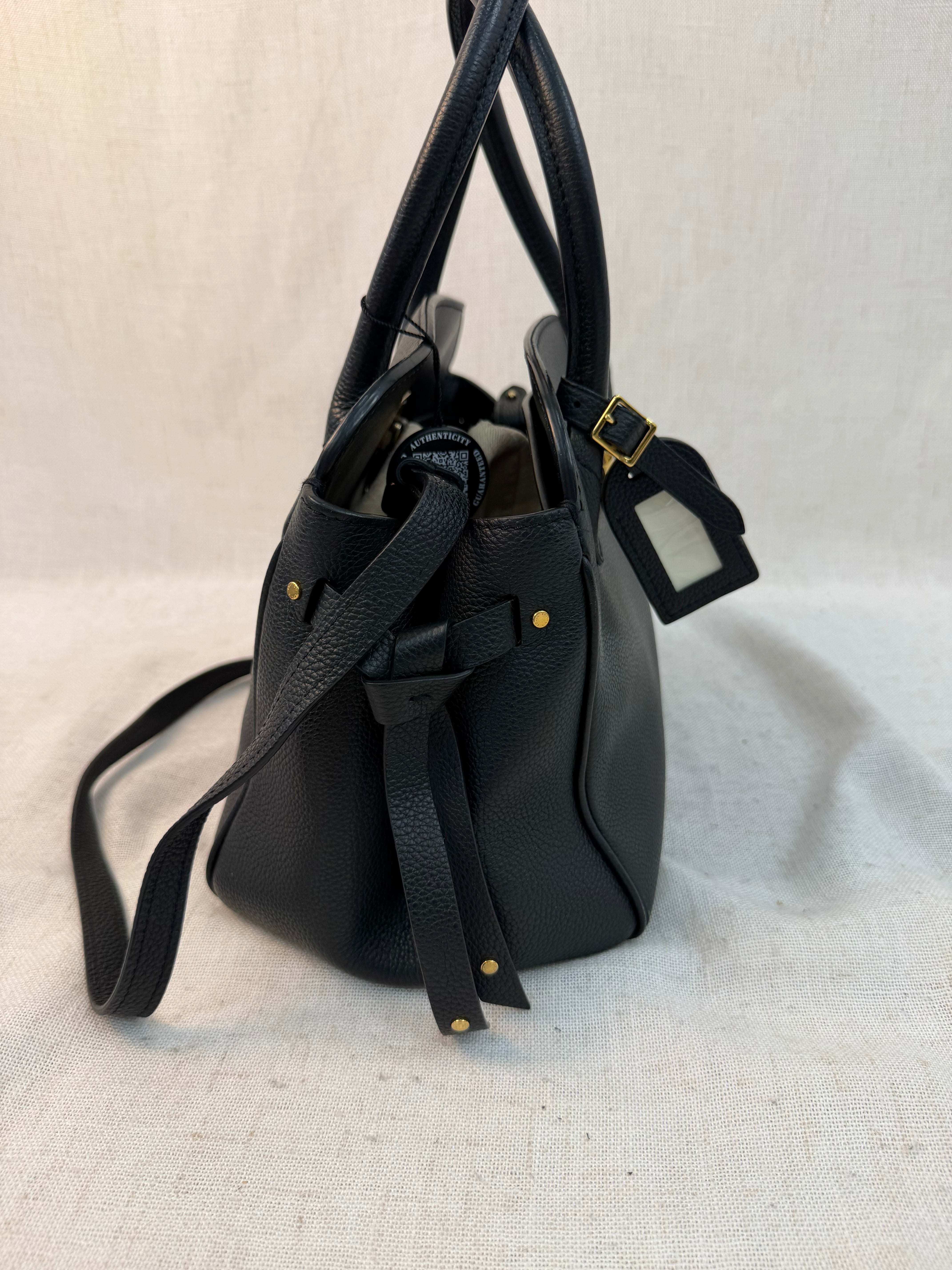 Louis Vuitton Black Leather Milla PM Bag