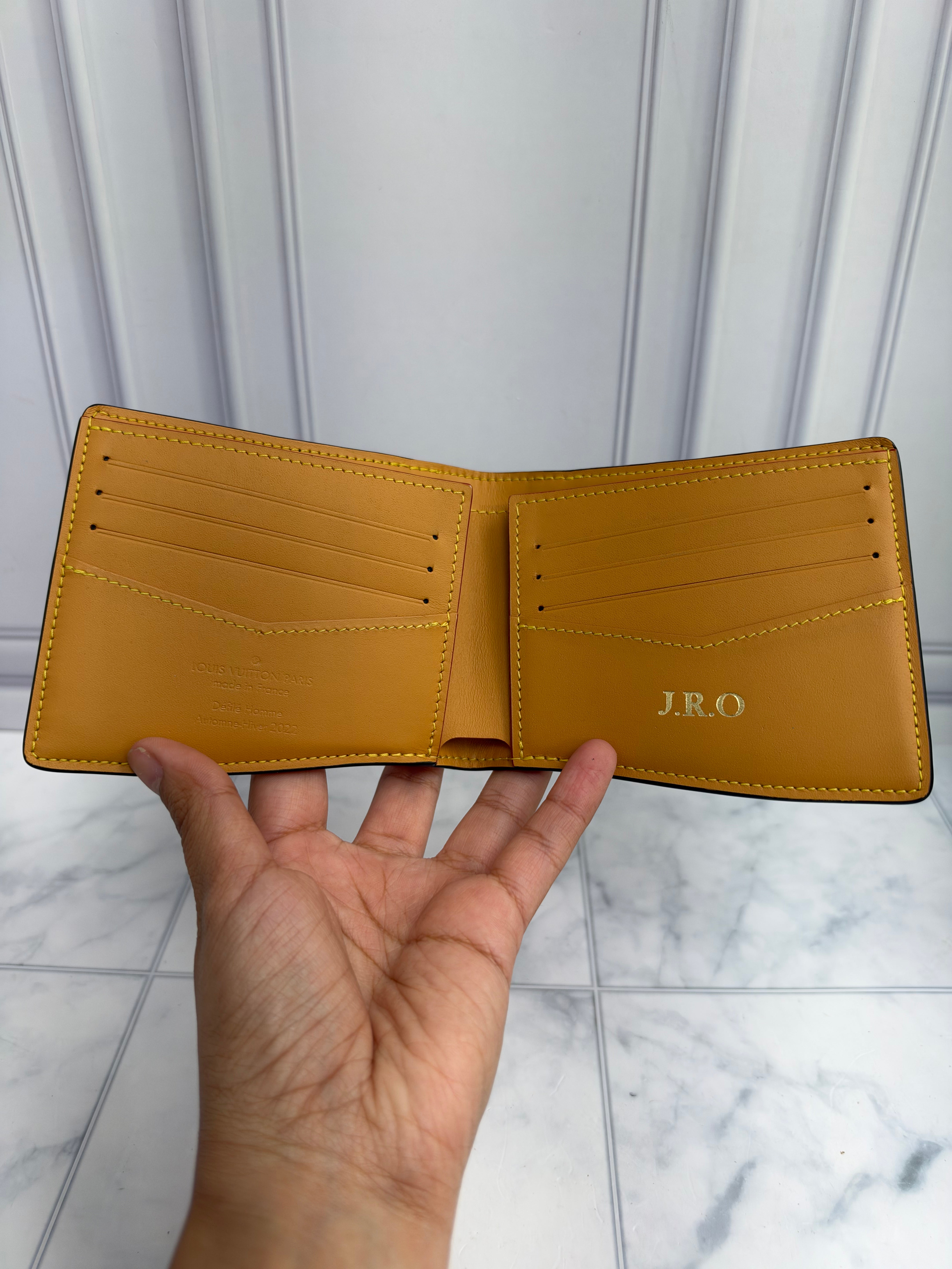 LIKE NEW - Louis Vuitton Brown Blurry Monogram Slender Wallet