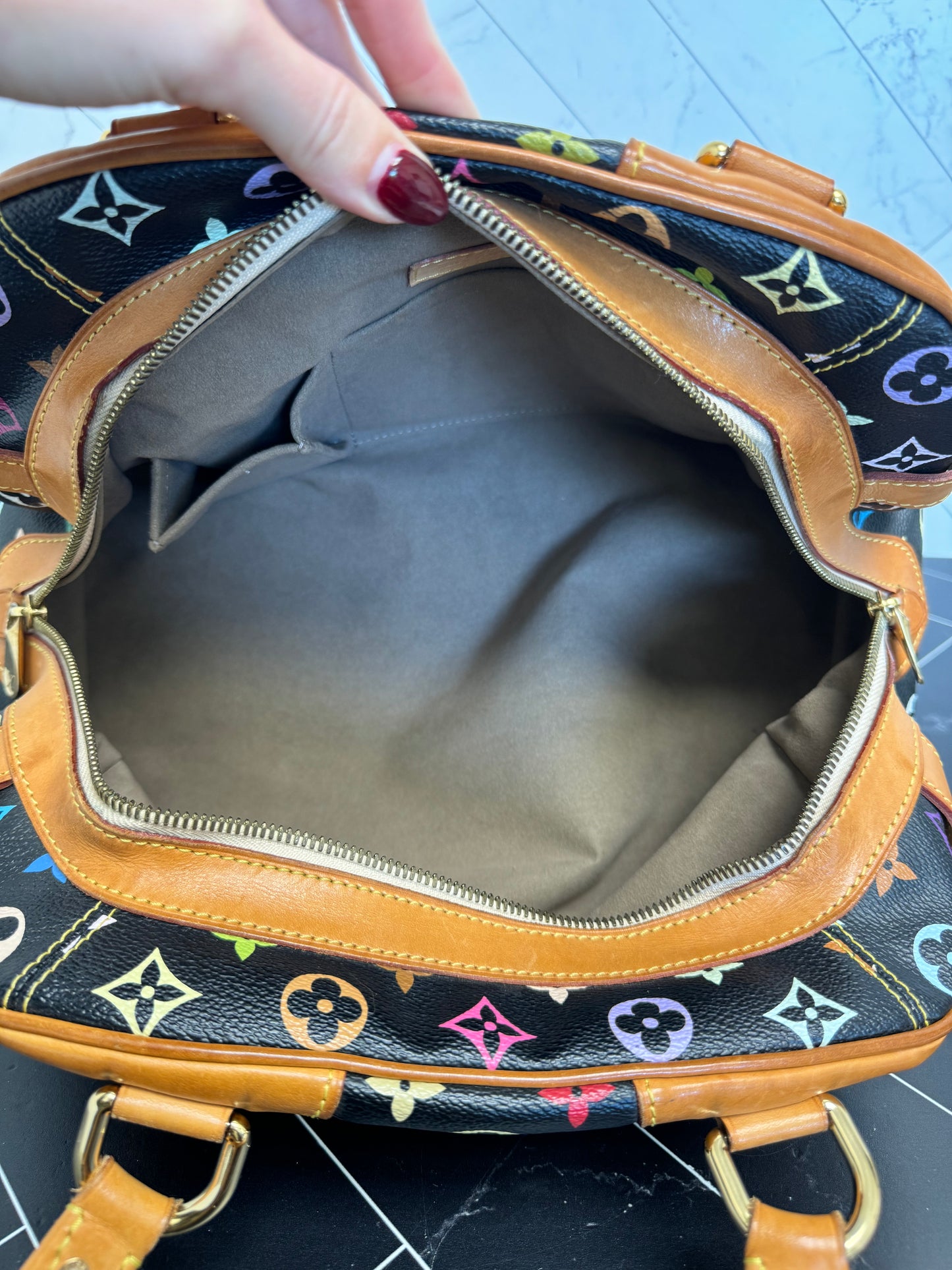 Louis Vuitton Black Multicolore Claudia Bag