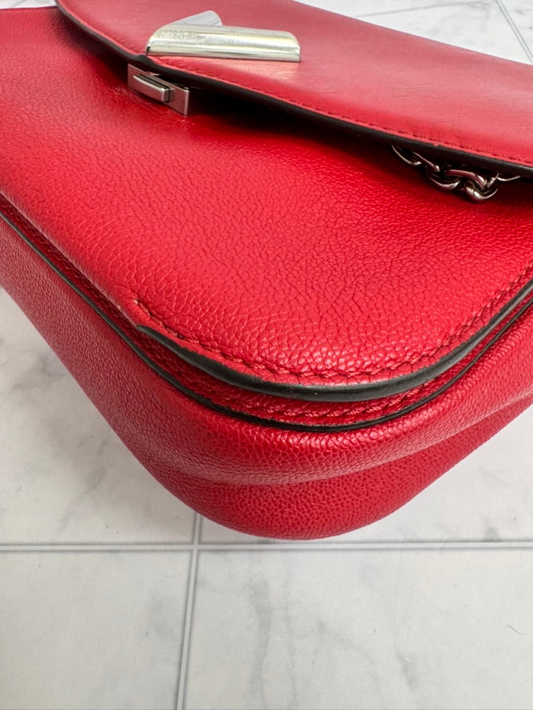 Louis Vuitton Red Monogram Leather Very Messenger Bag