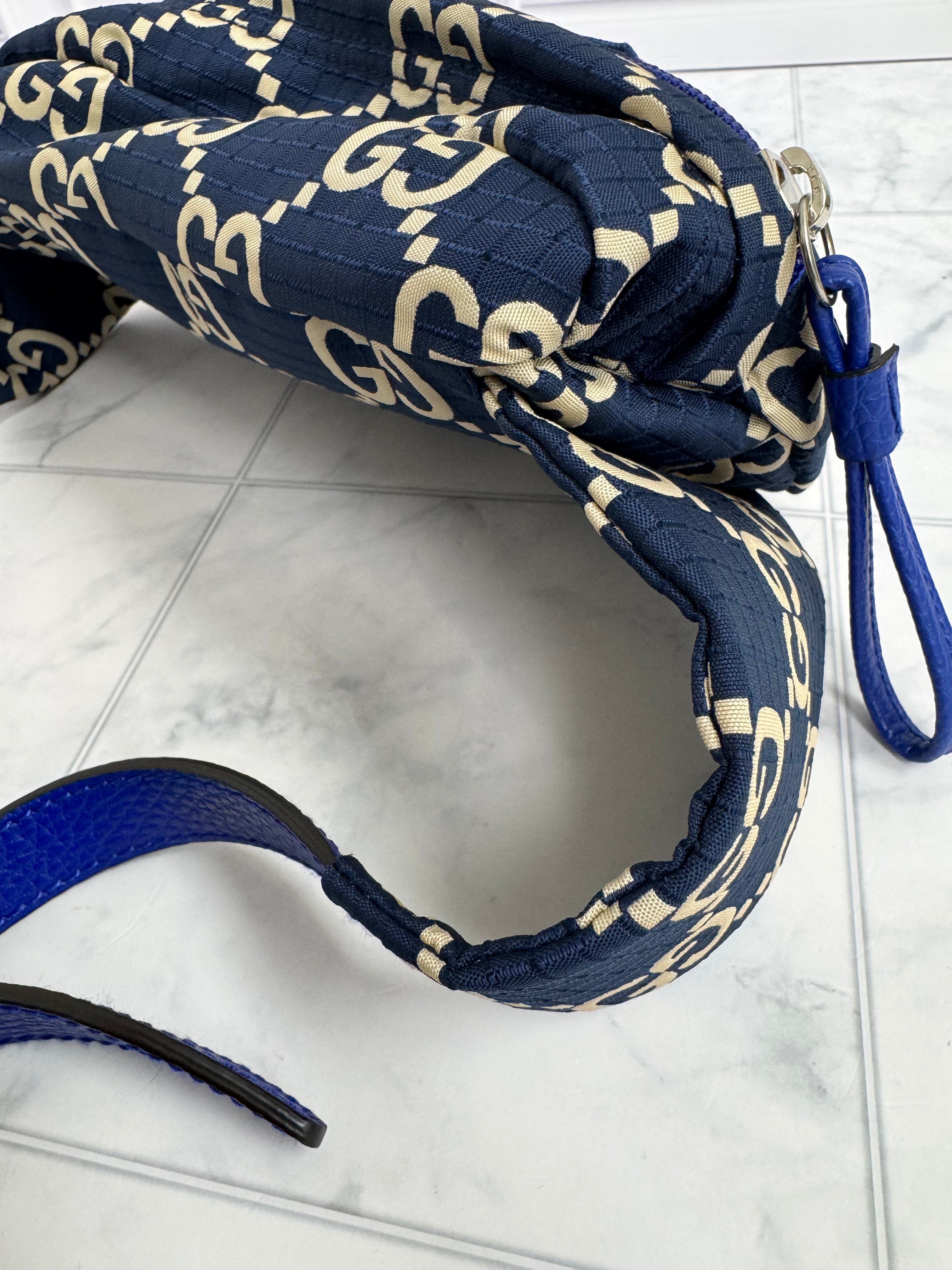 *DONS DROP* Gucci Blue GG Canvas Ripstop Belt bag