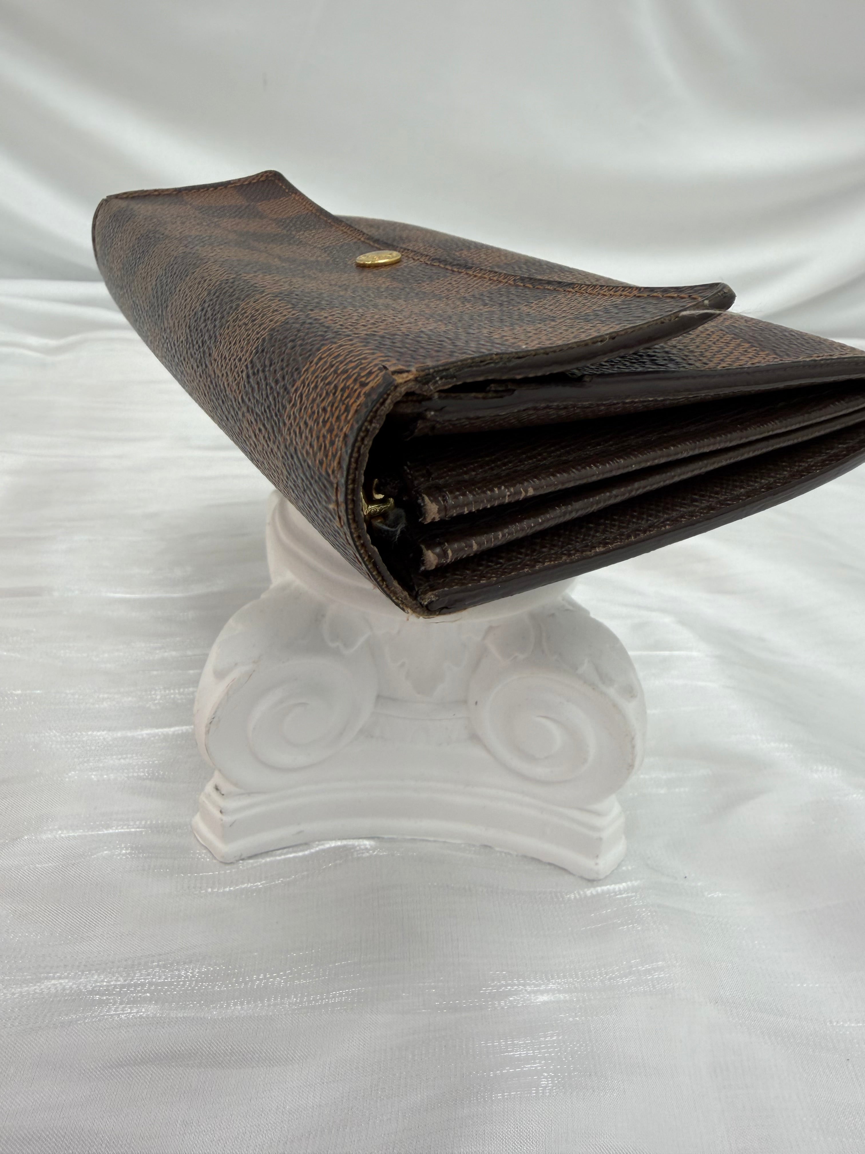 Louis Vuitton Damier Ebene Sarah Wallet