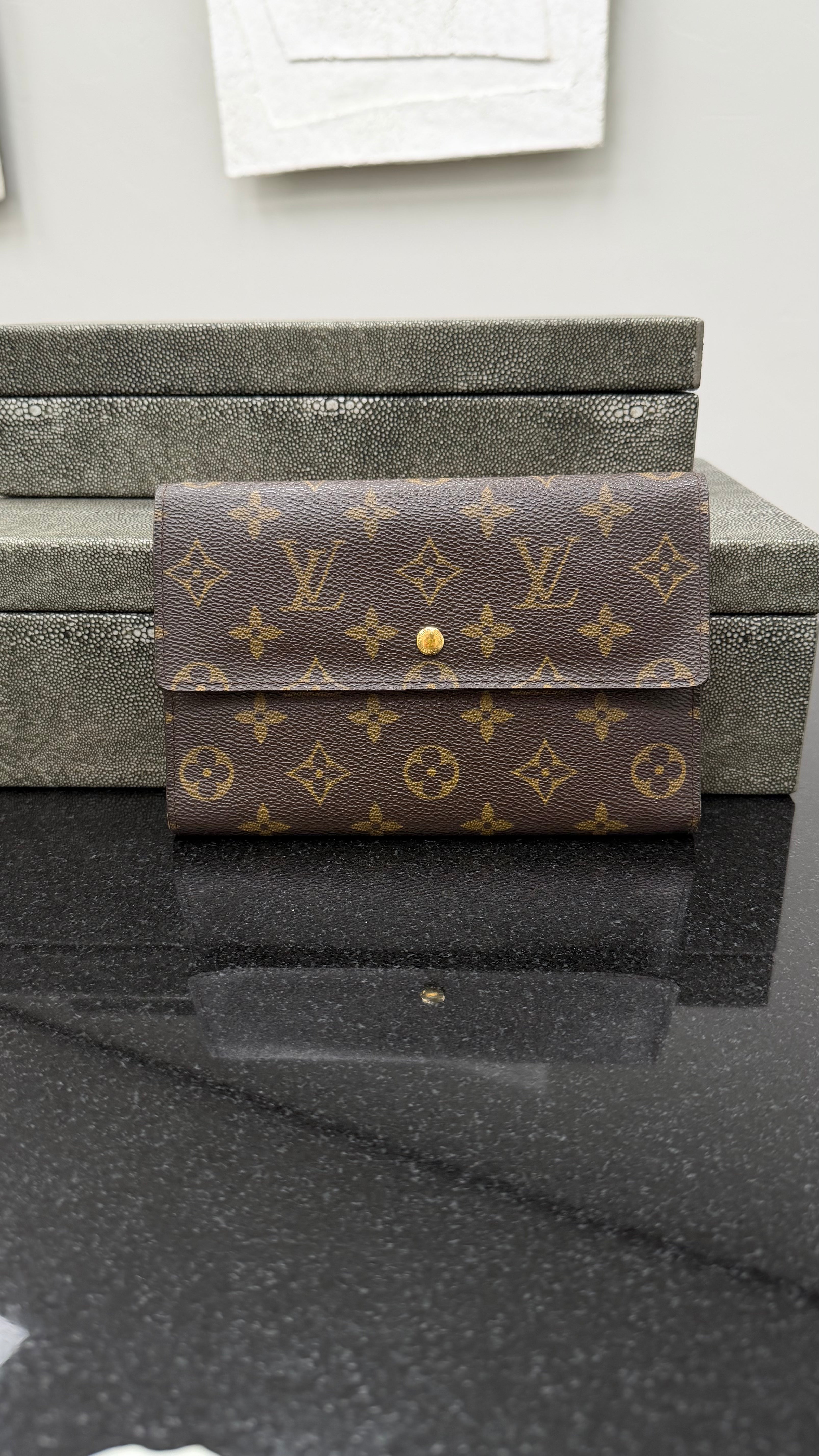 Louis Vuitton Monogram Passport Trifold Wallet