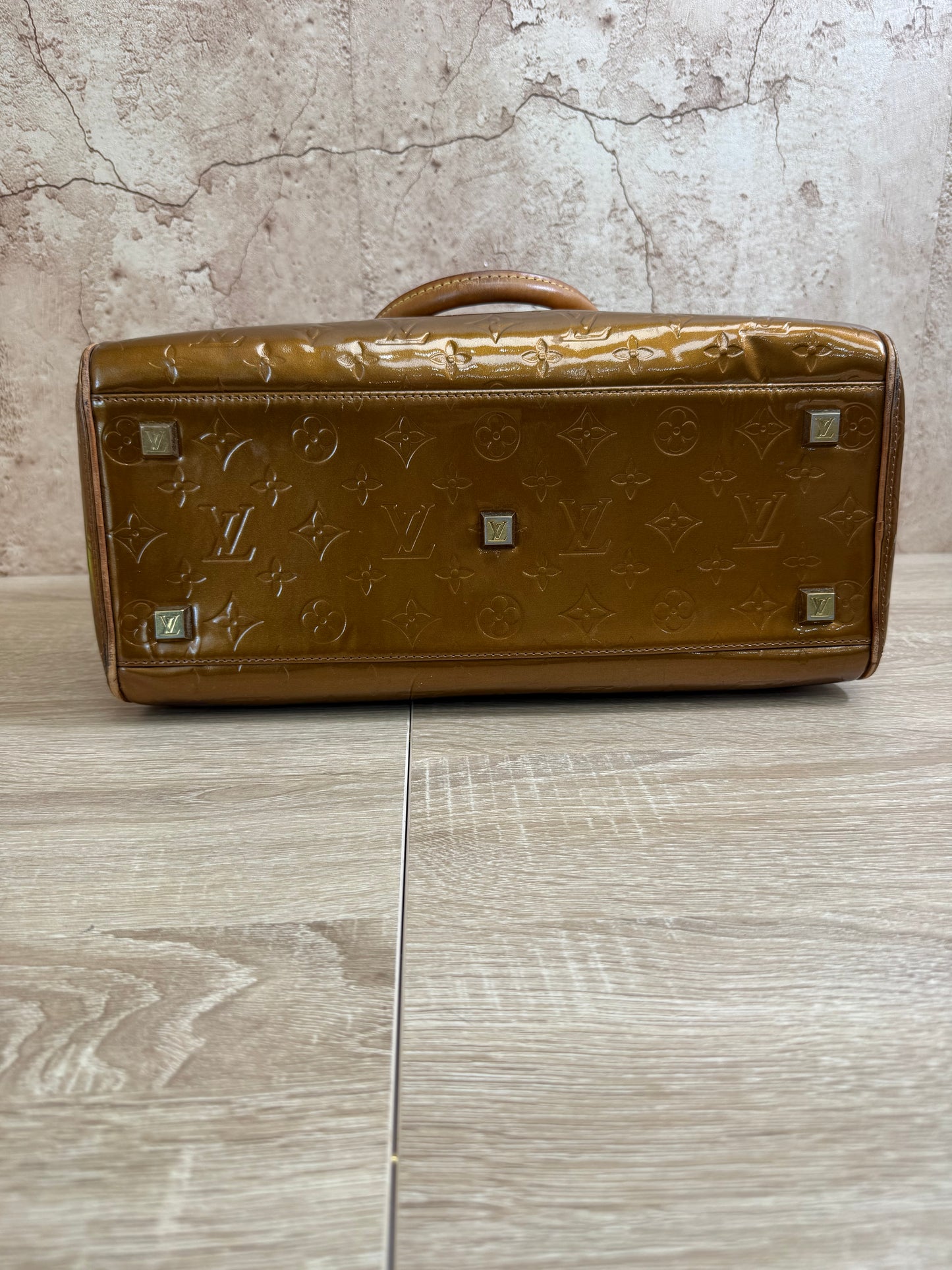 Louis Vuitton Bronze Vernis Tompkins Bag