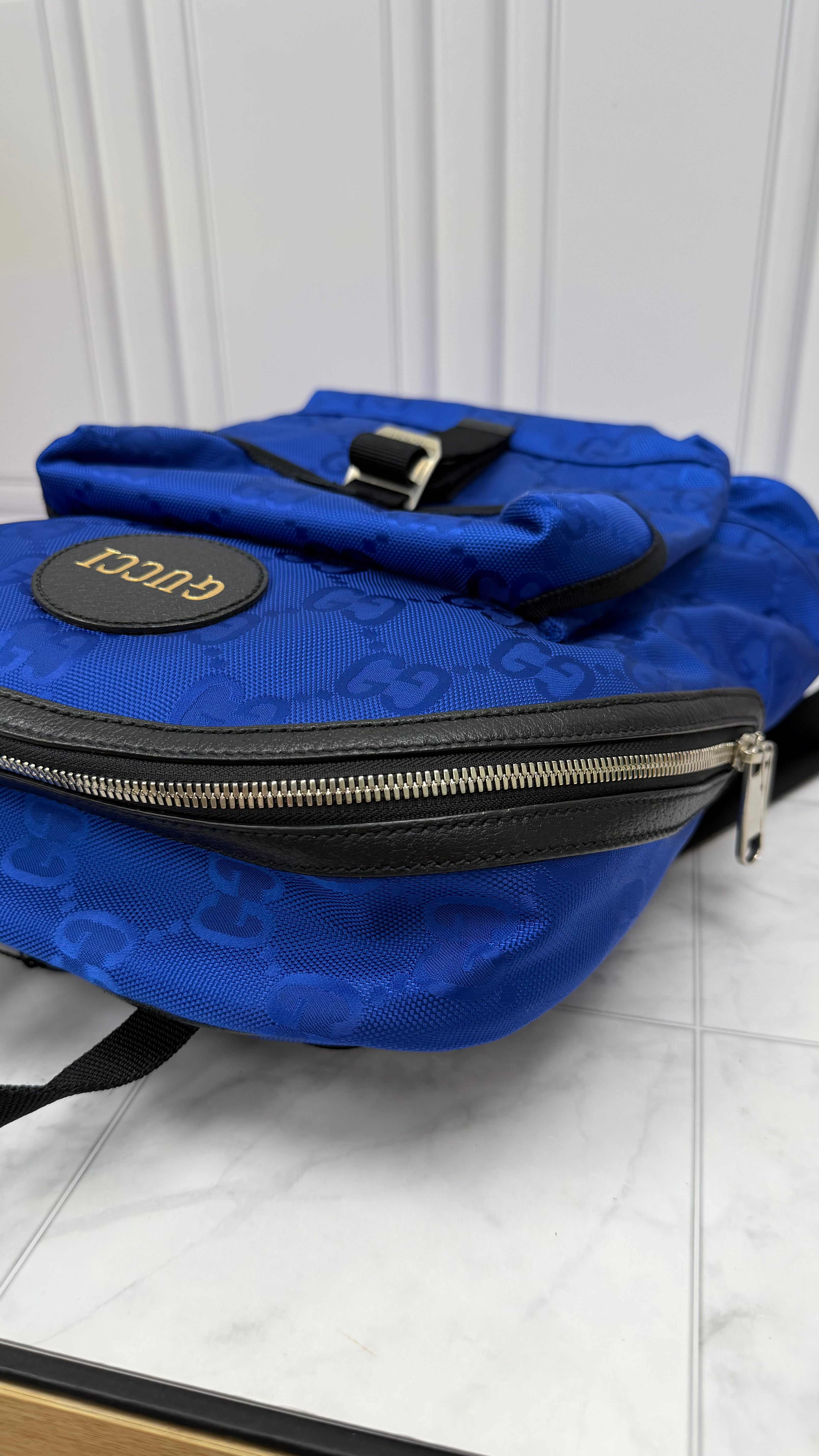 *DONS DROP* Gucci Blue GG Econyl Nylon Off The Grid Backpack