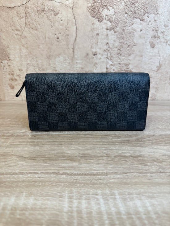 Louis Vuitton Damier Graphite Long Wallet with Inserts