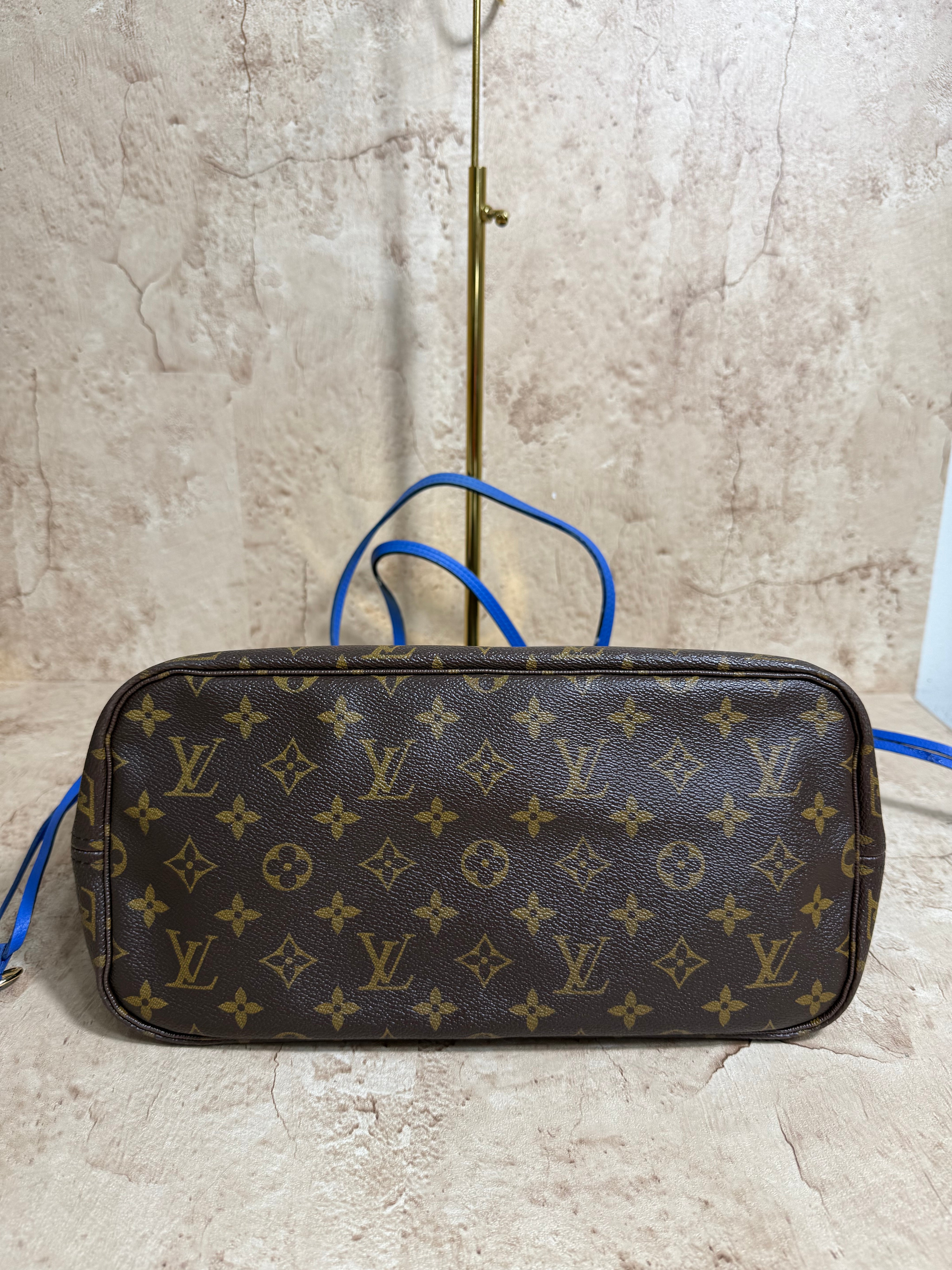 Louis Vuitton Limited Edition Blue Ikat Neverfull MM