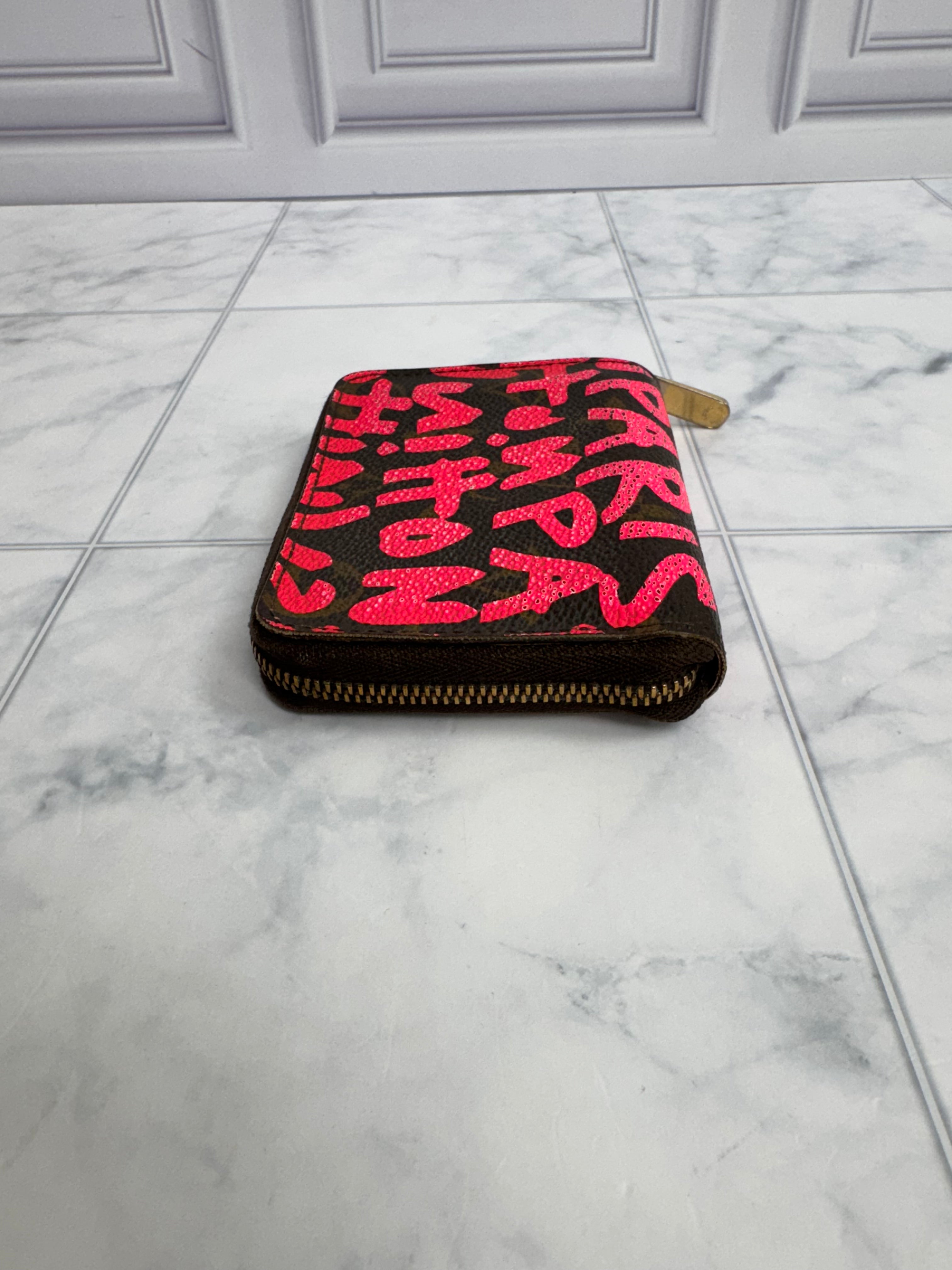 Louis Vuitton Monogram Graffiti Compact Zippy Wallet