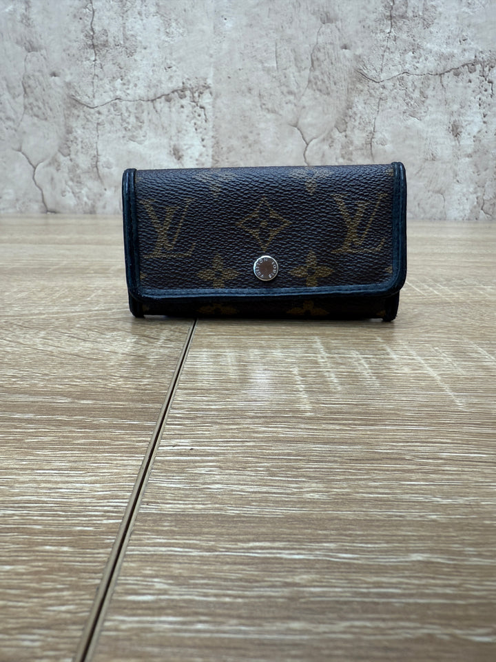 Louis Vuitton Monogram Macassar 3 Key Ring Case