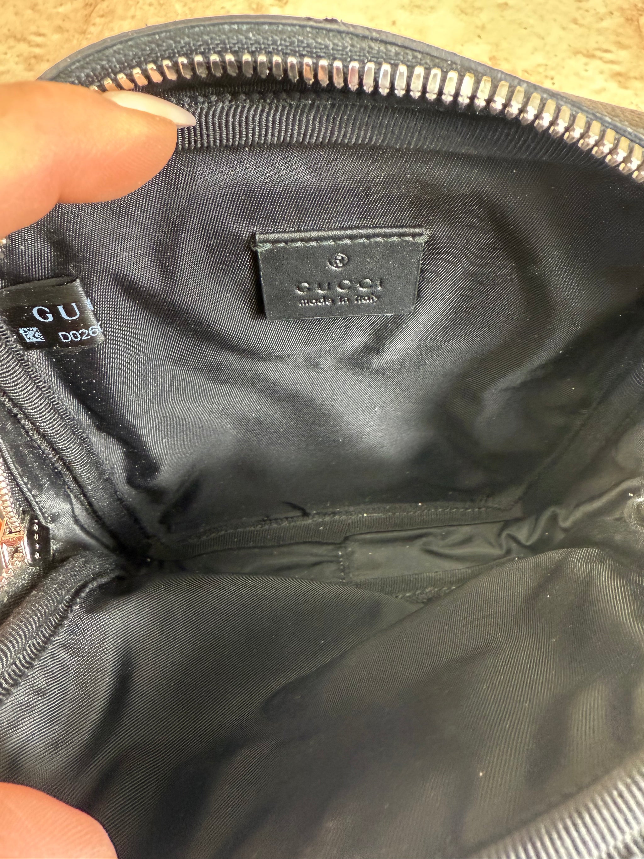 Gucci GG Canvas Supreme Web Double Belt Bag