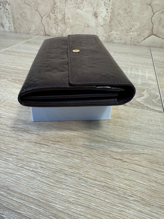 Louis Vuitton Burgundy Vernis Sarah Wallet