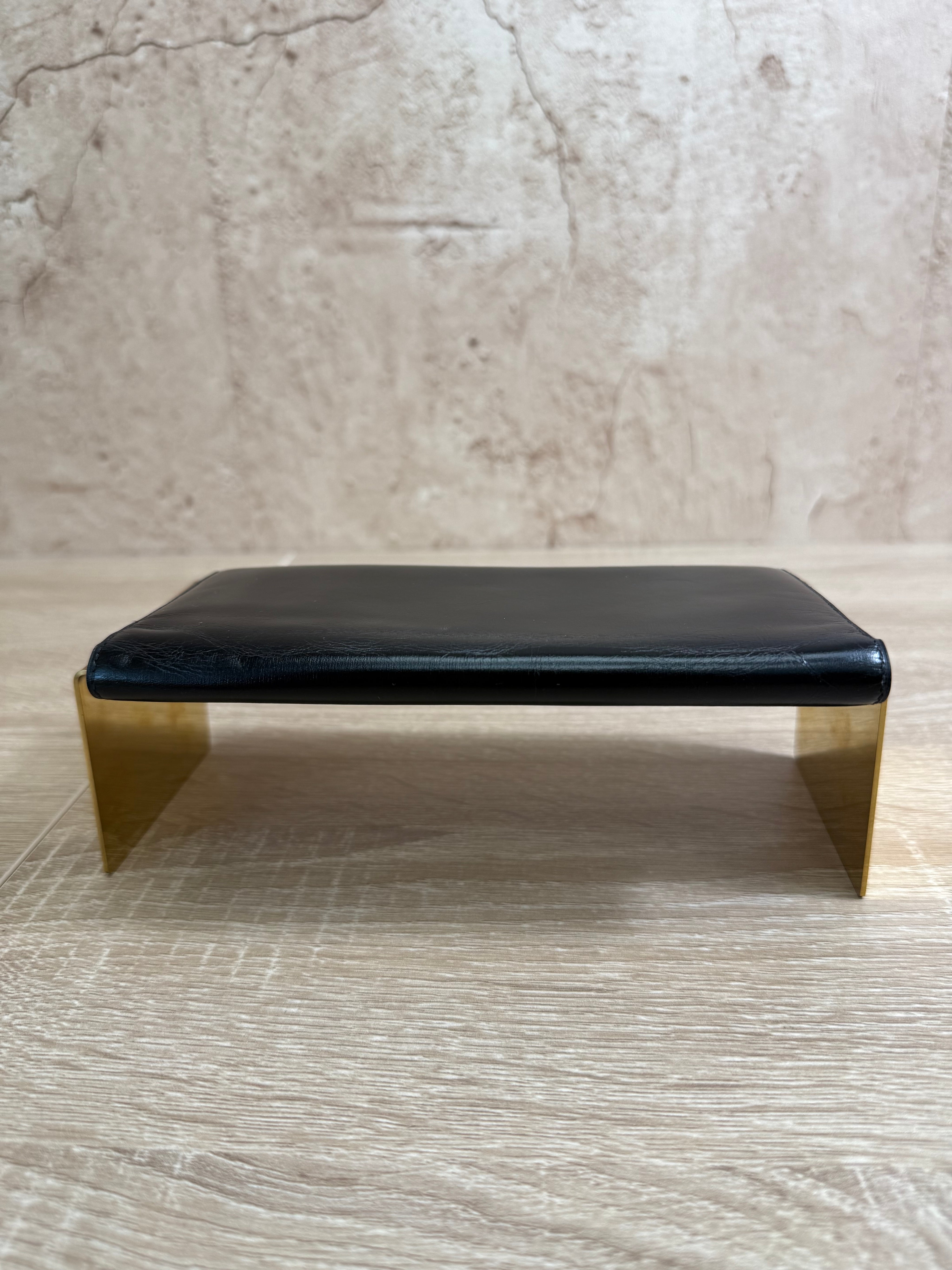 Hermes Black Leather Wallet