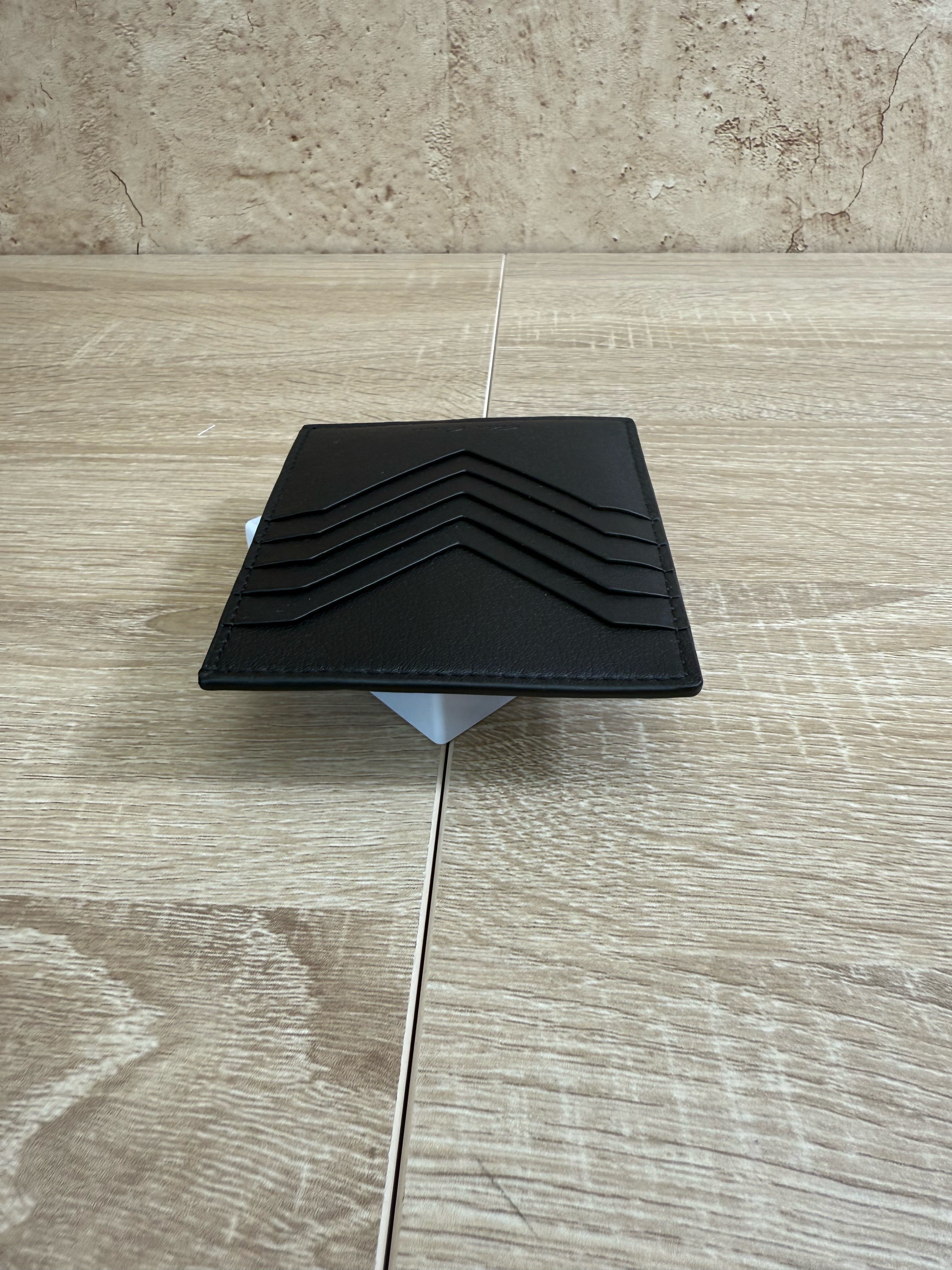 BRAND NEW Rick Owens Black Leather Card Holder