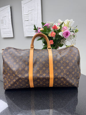Louis Vuitton Monogram Keepall 55