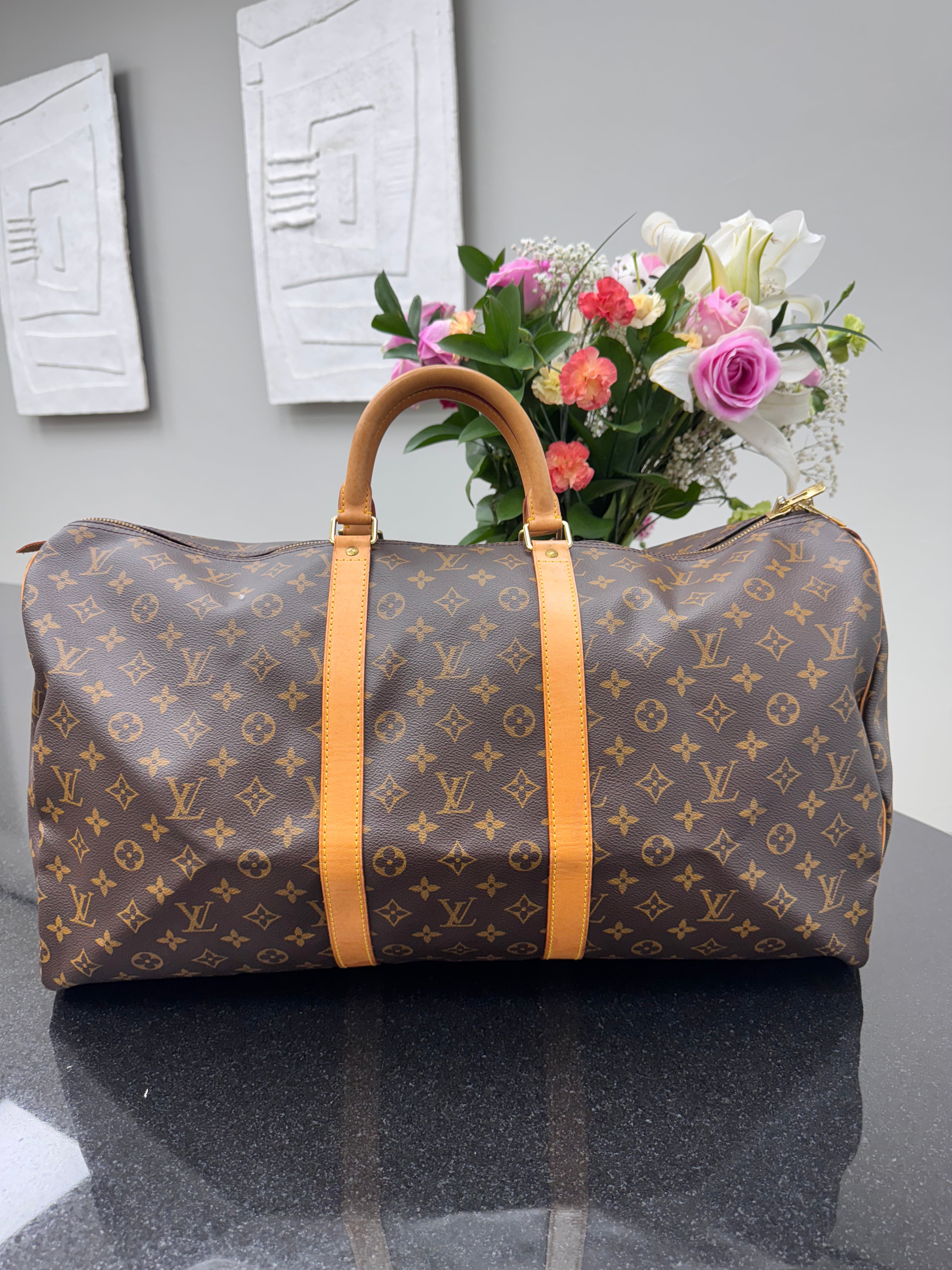 Louis Vuitton Monogram Keepall 55