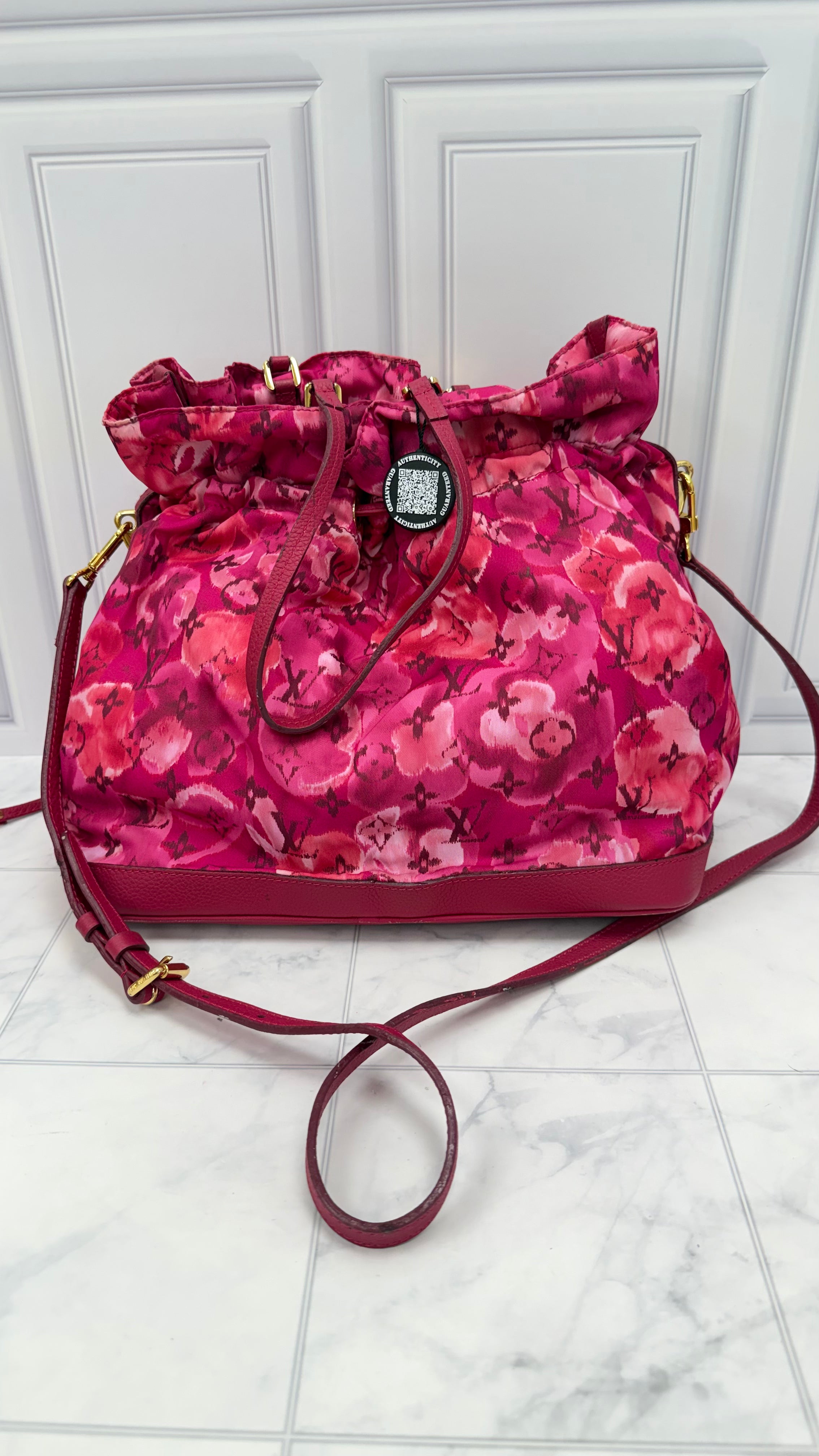 Louis Vuitton Rose Indien Ikat Canvas Noefull MM