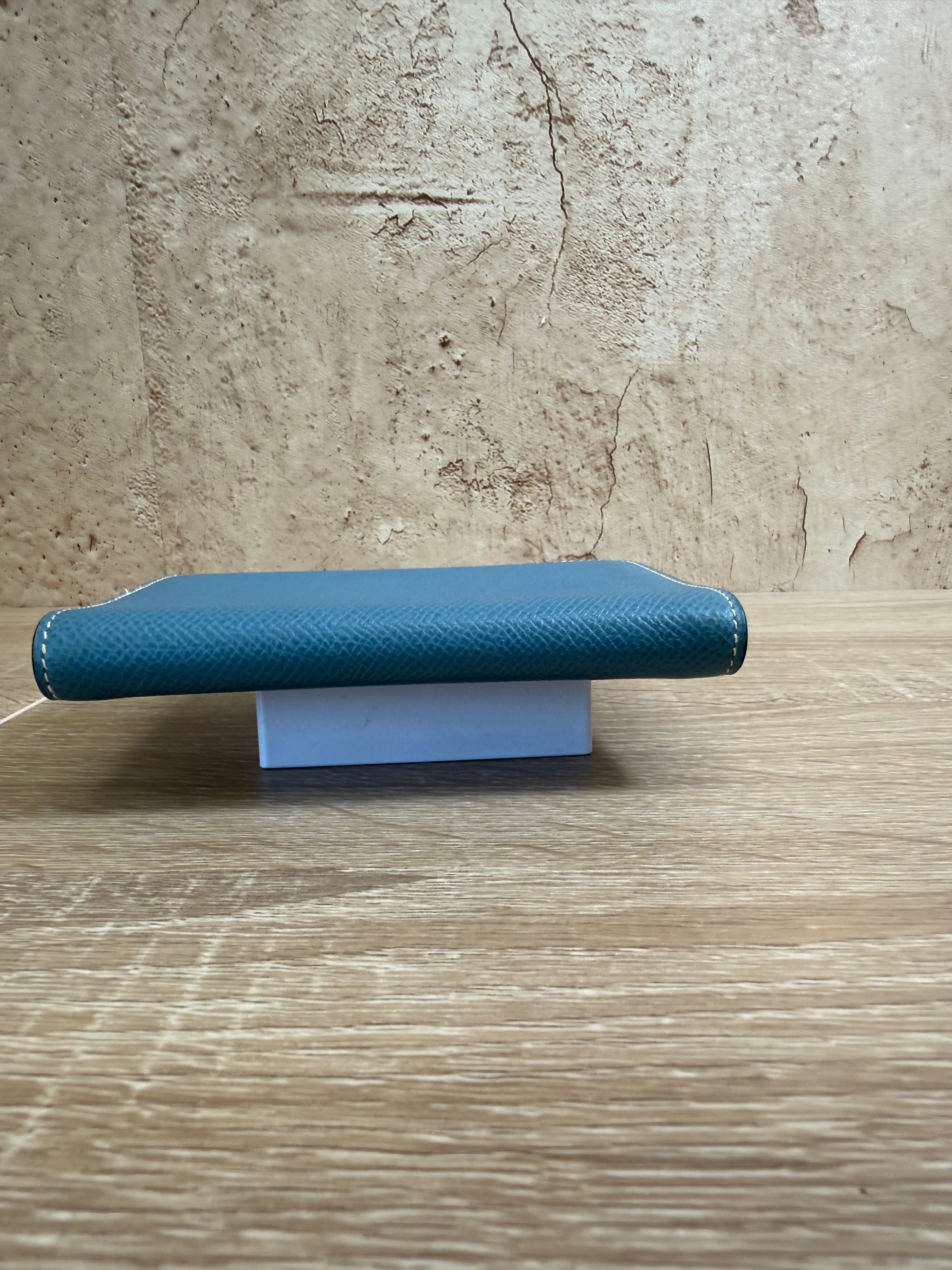Hermes Blue Leather Agenda Cover