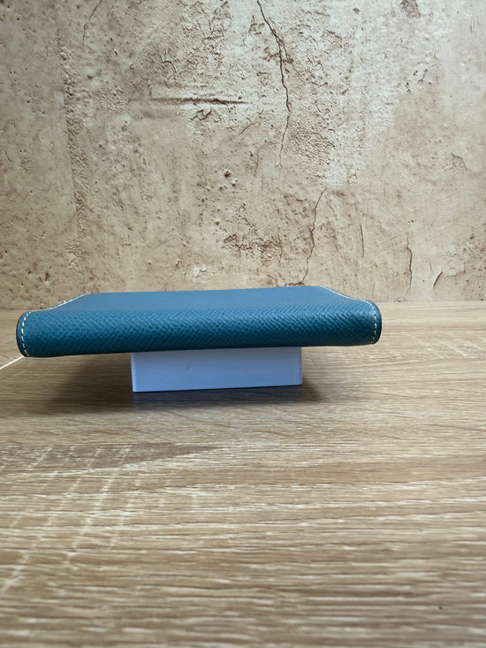Hermes Blue Leather Agenda Cover