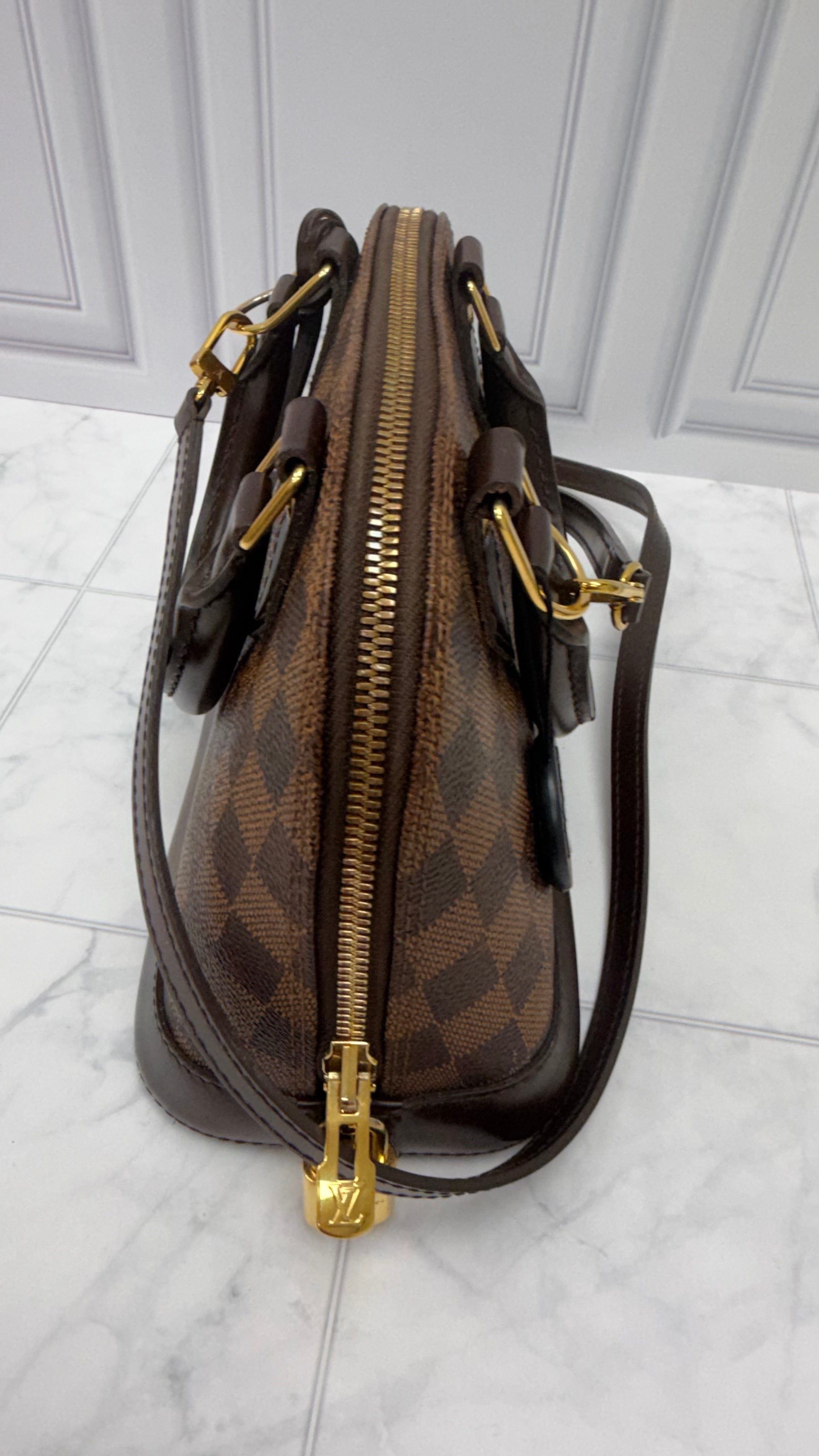 *DONS DROP* Louis Vuitton Damier Ebène Alma BB Handbag