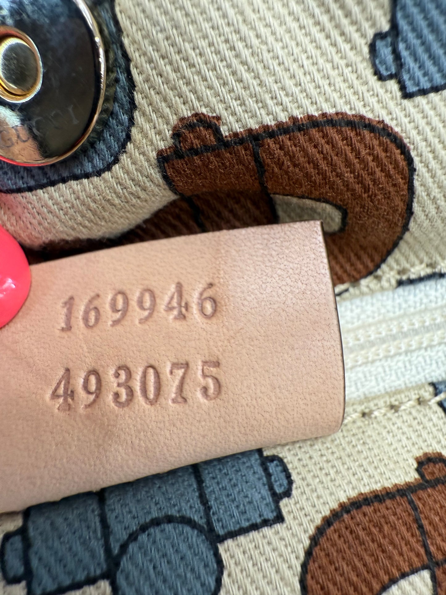 Gucci Ivory Canvas New Britt Tote Bag