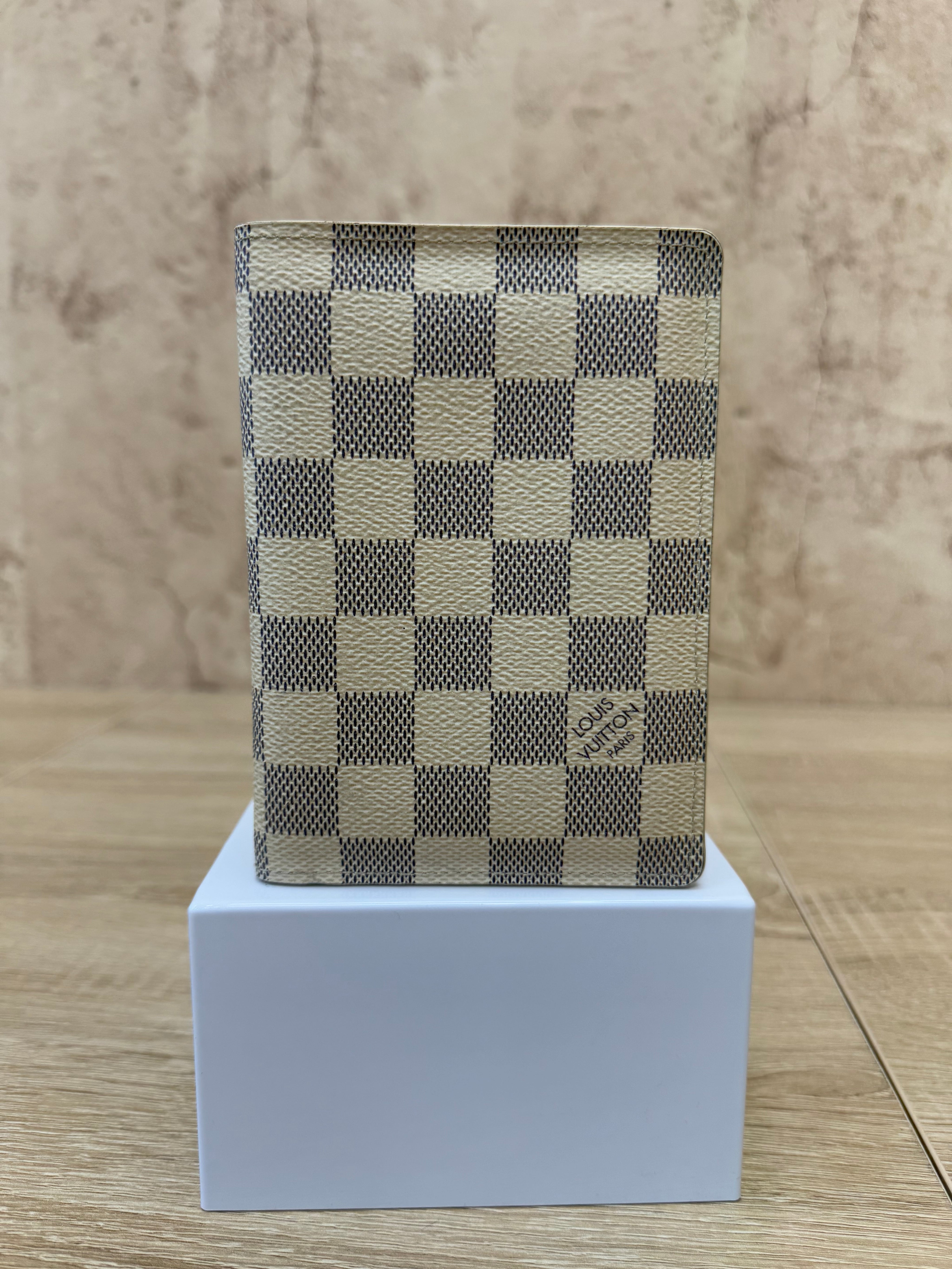 Louis Vuitton Damier Azur Passport Holder