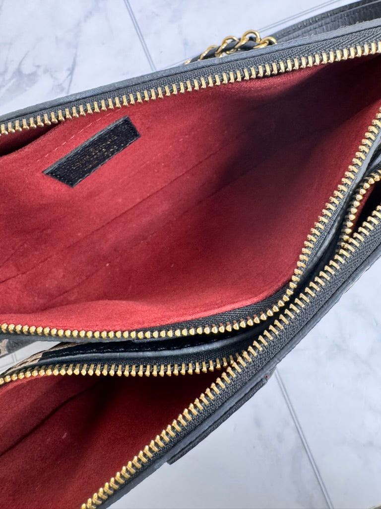 Louis Vuitton Black Monogram Empreinte Giant Multi Pochette Accessories