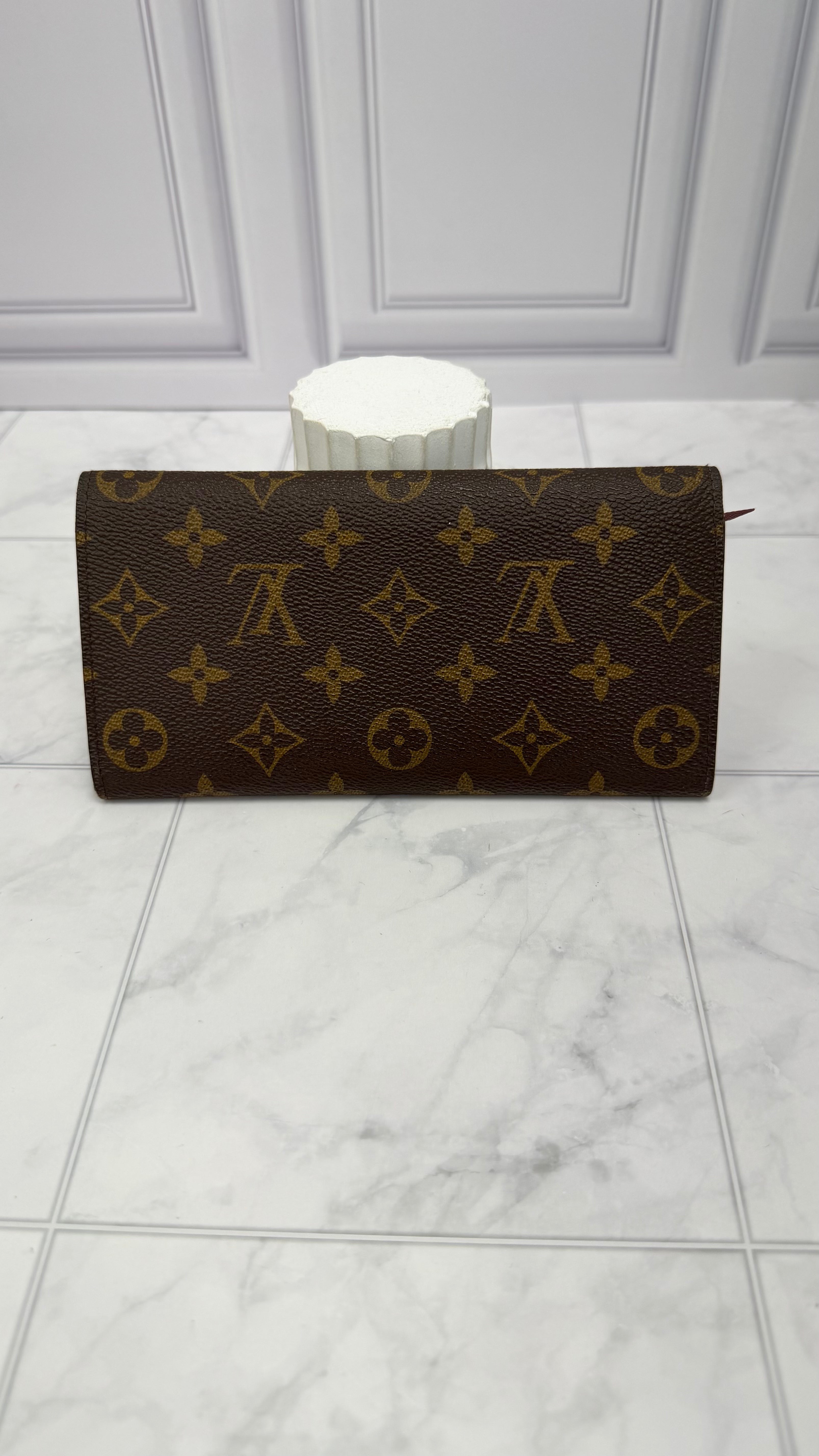 *DONS DROP* Louis Vuitton Monogram & Fuchsia Emilie Wallet