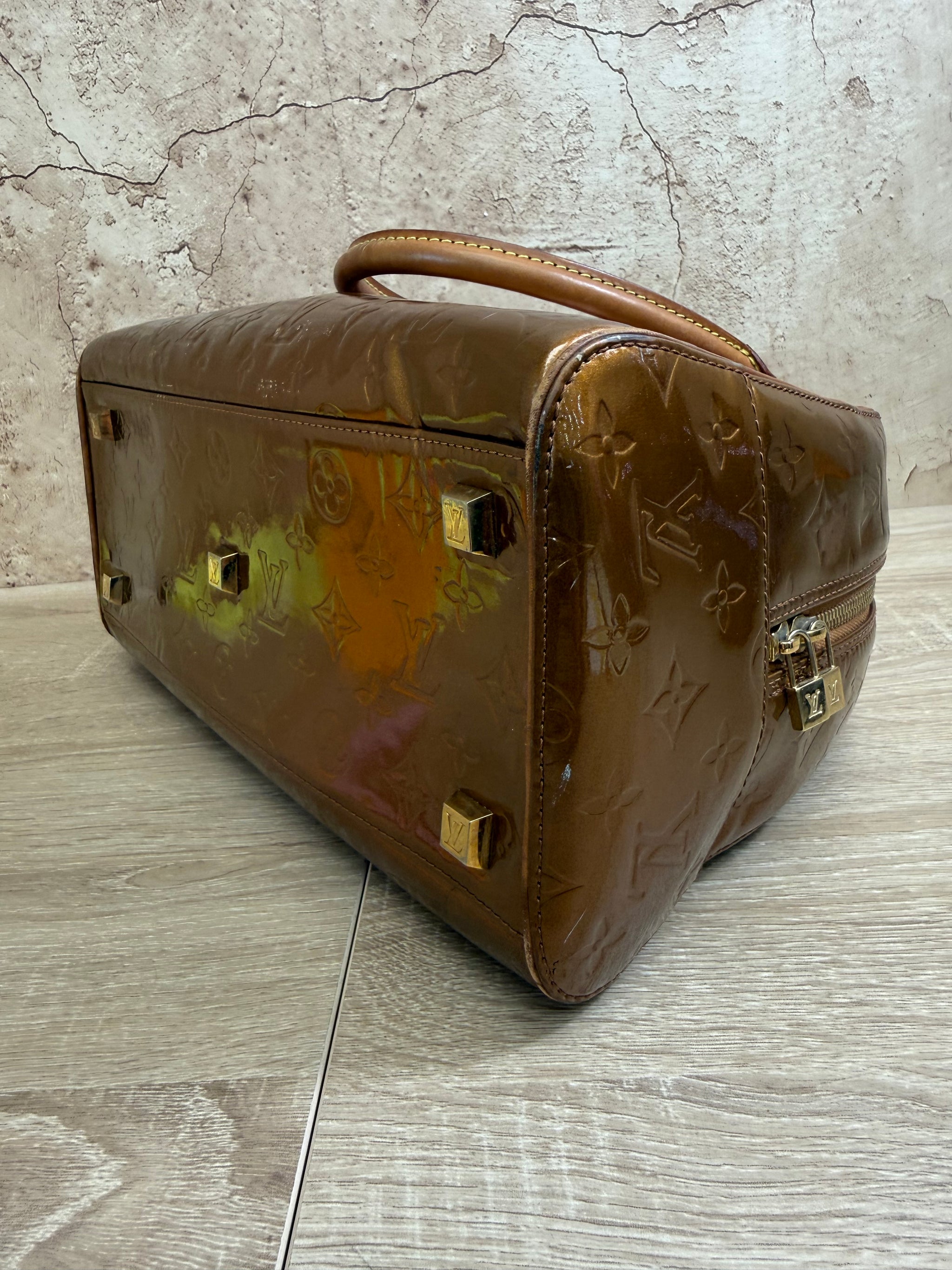 Louis Vuitton Bronze Vernis Tompkins Bag