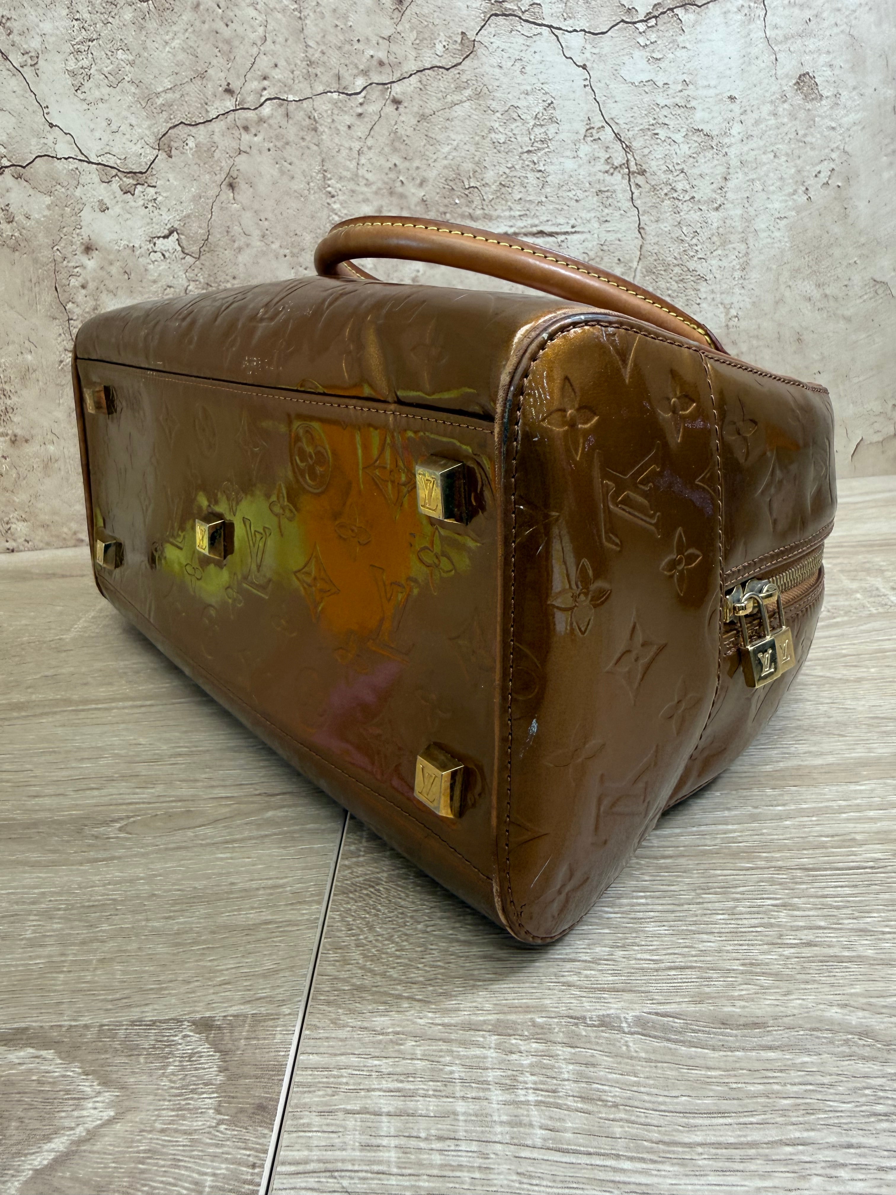 Louis Vuitton Bronze Vernis Tompkins Bag