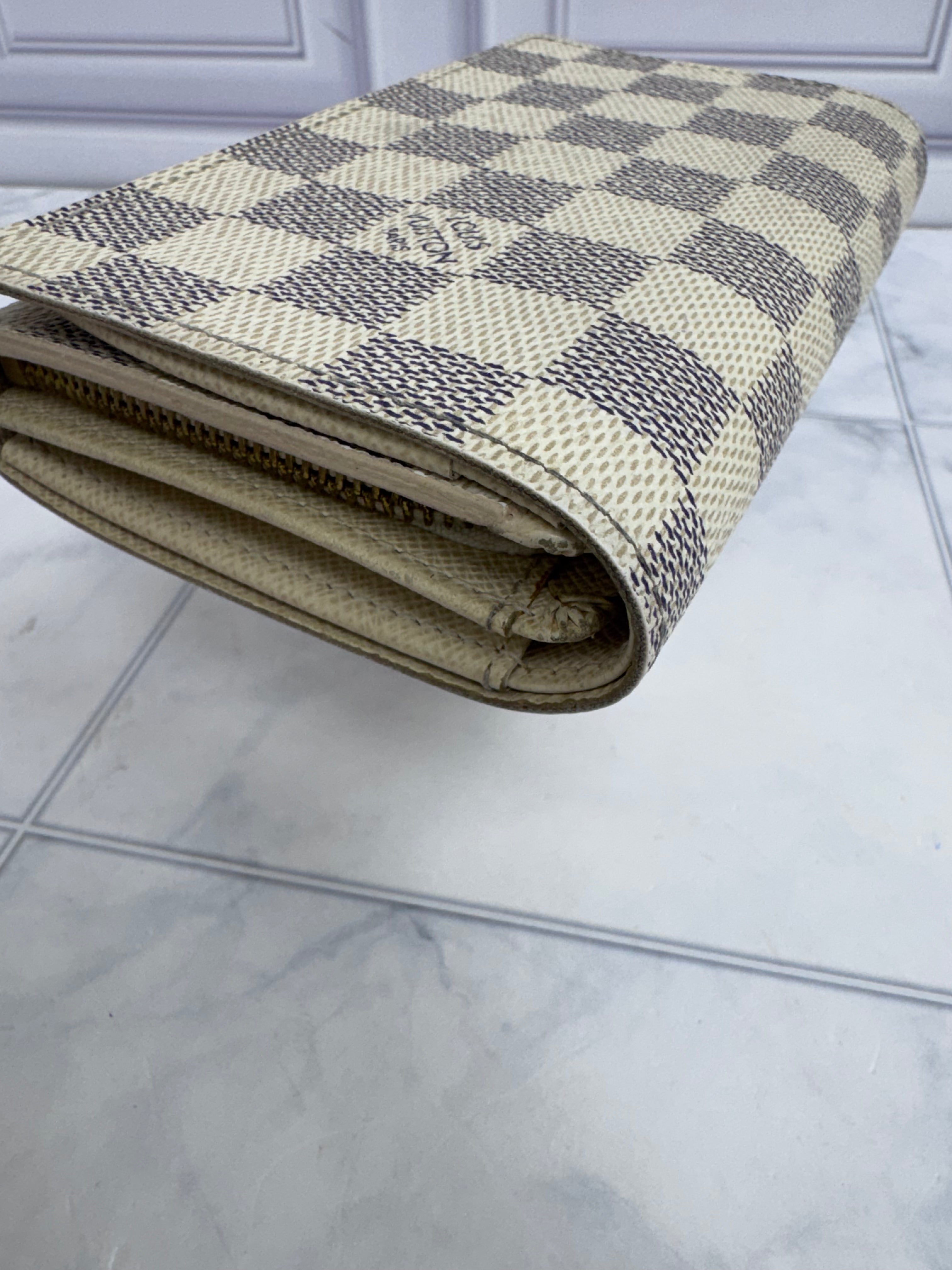 Louis Vuitton Damier Azur Porte Monnaie Tresor Wallet