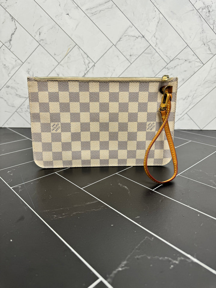 Louis Vuitton Damier Azur Neverfull Pouch