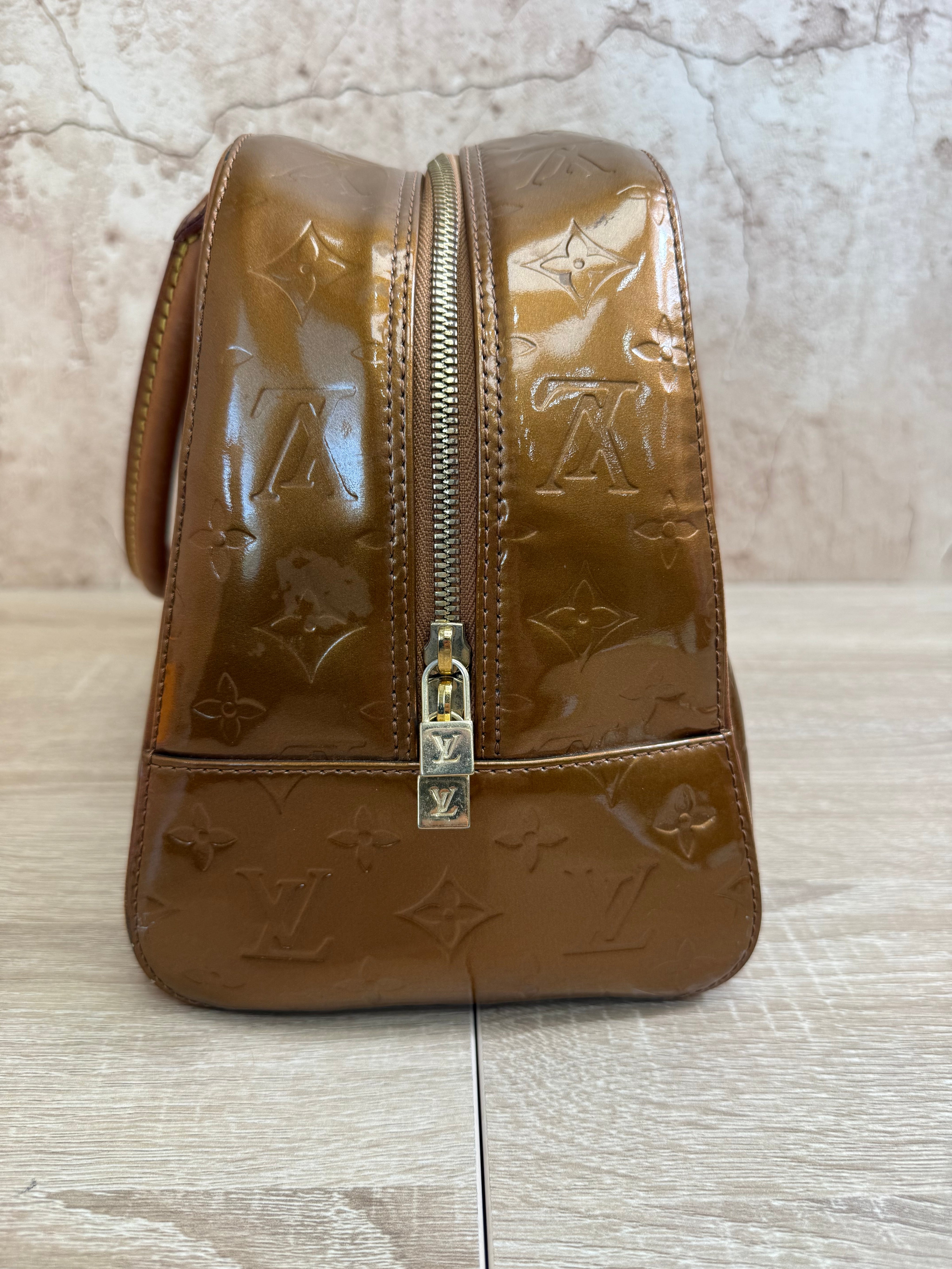 Louis Vuitton Bronze Vernis Tompkins Bag