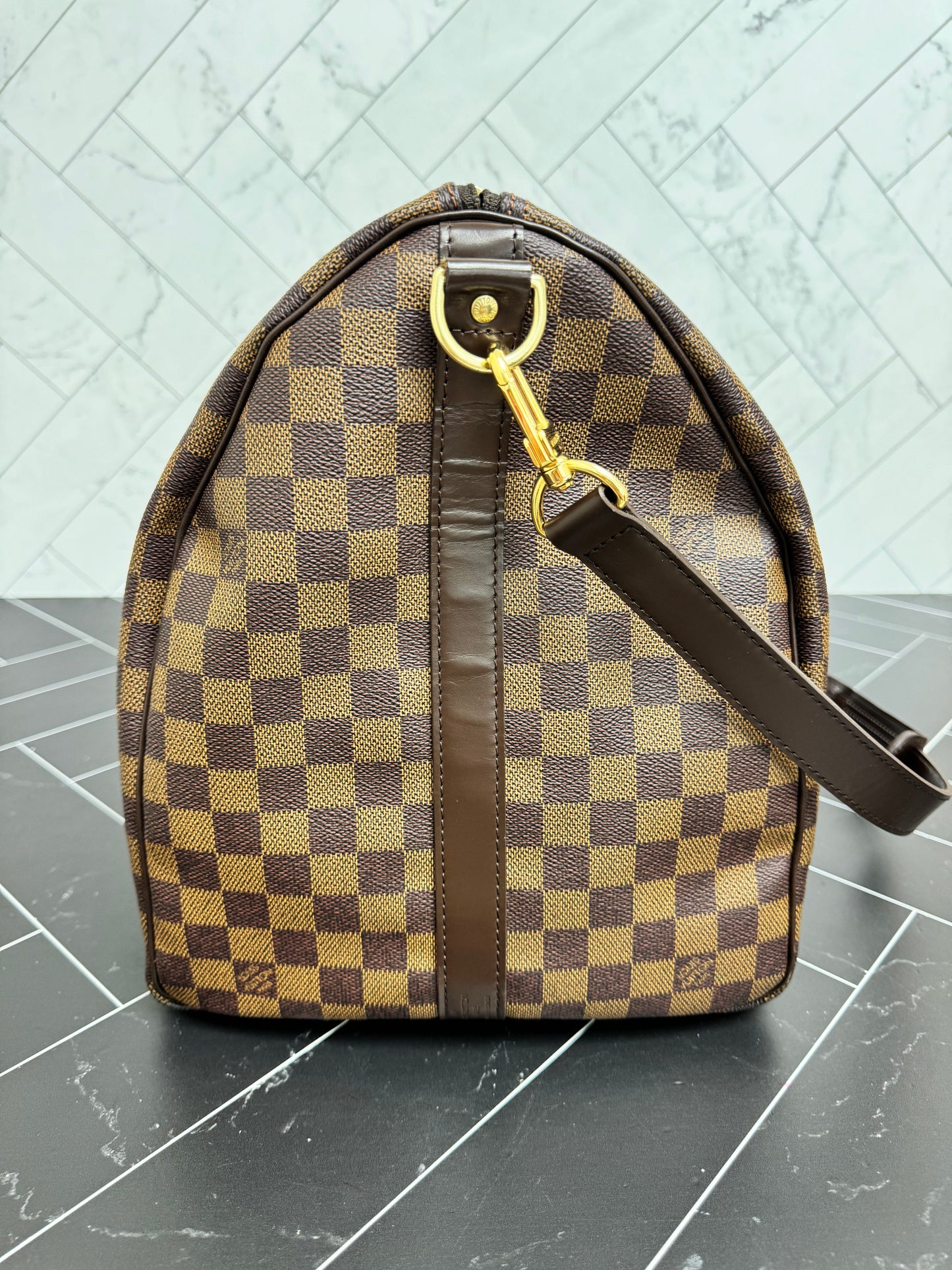 Louis Vuitton Damier Ebene Keepall 55 Bandouliere