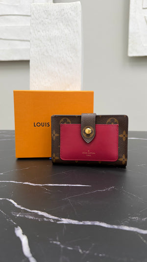 Louis Vuitton Monogram & Fuchsia Juliet Bifold Wallet