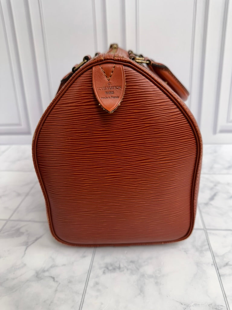 Louis Vuitton Brown Epi Leather Speedy 30