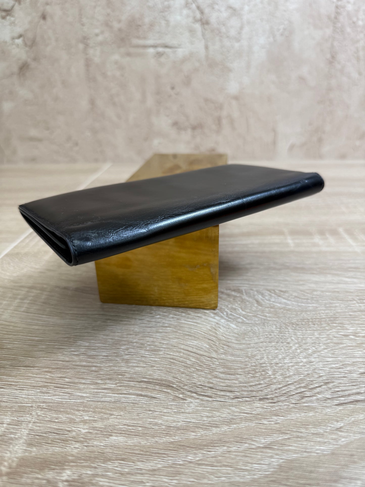 Hermes Black Leather Wallet