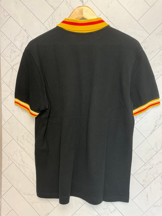 Gucci Black & Yellow Polo Size Large