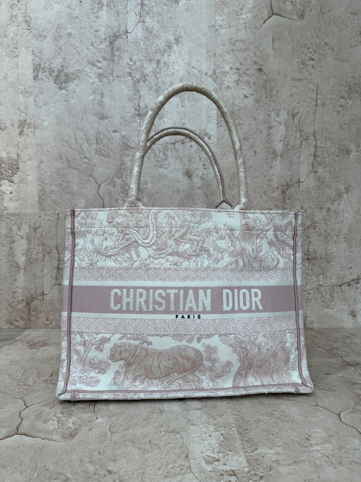 Christian Dior Baby Pink Small Book Tote