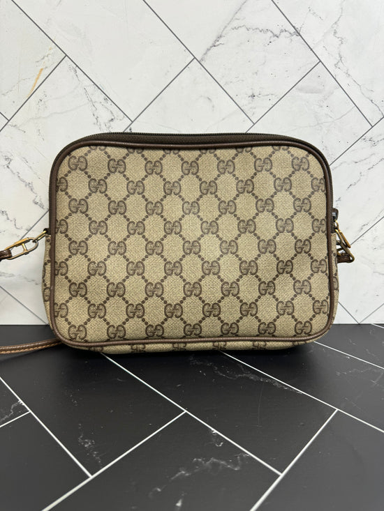 Gucci GG Coated Canvas Crossbody Bag