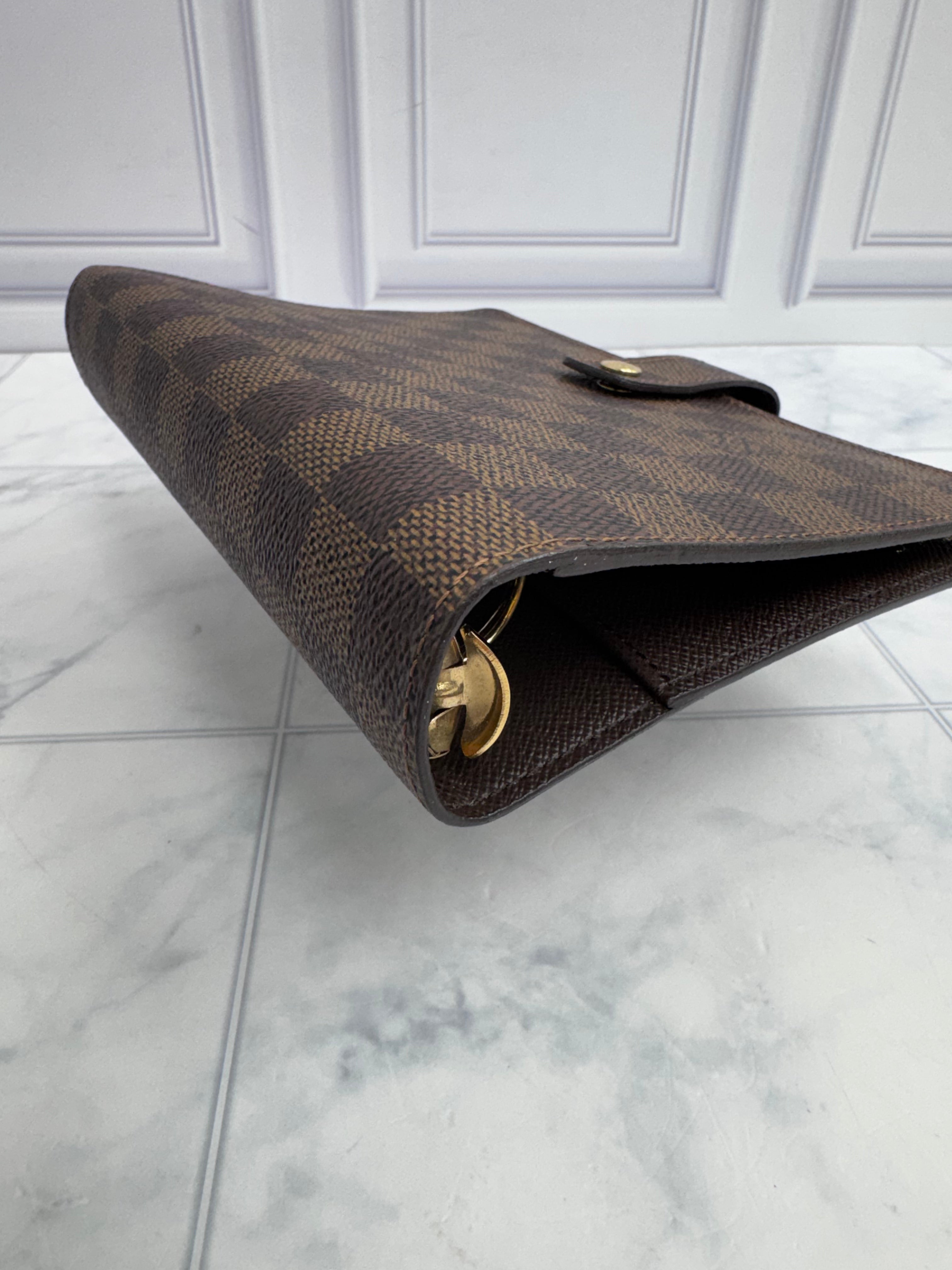 Louis Vuitton Damier Ebene Agenda MM