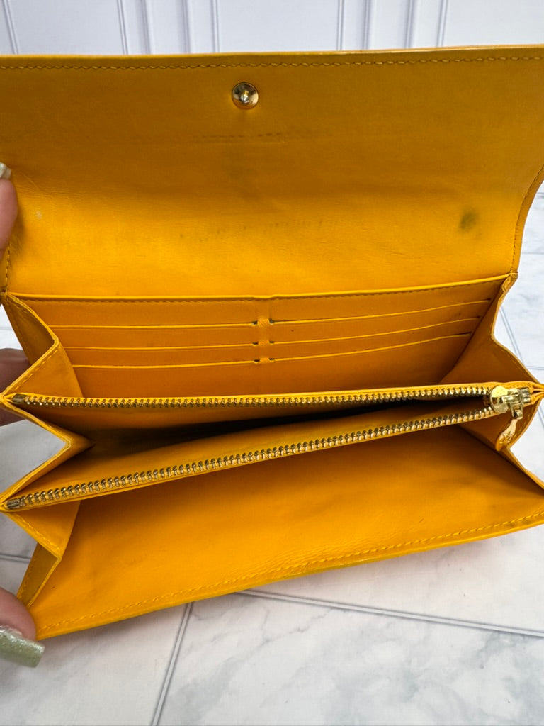 Louis Vuitton Yellow Monogram Vernis Long Wallet