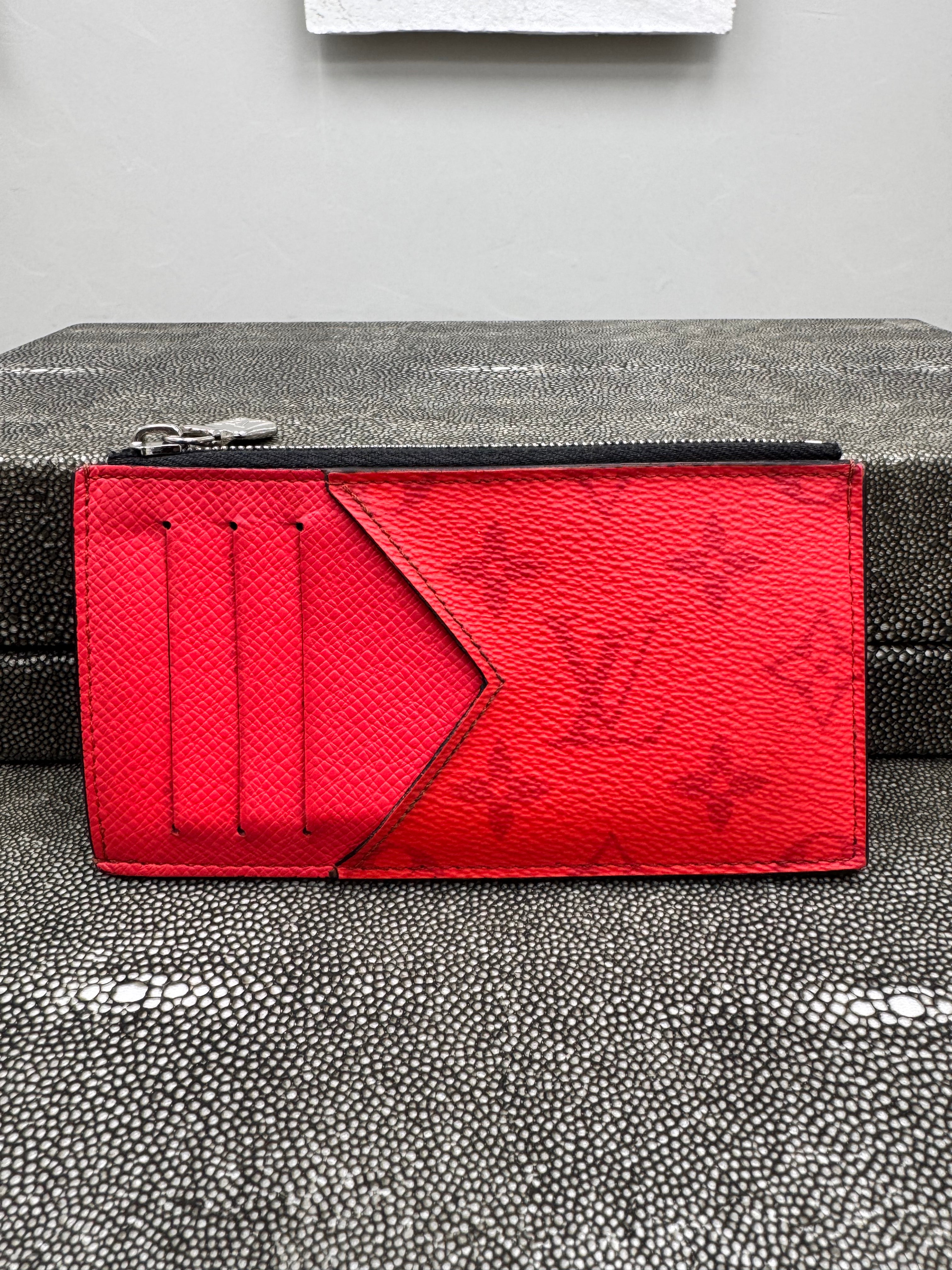Louis Vuitton Red Monogram Card Holder