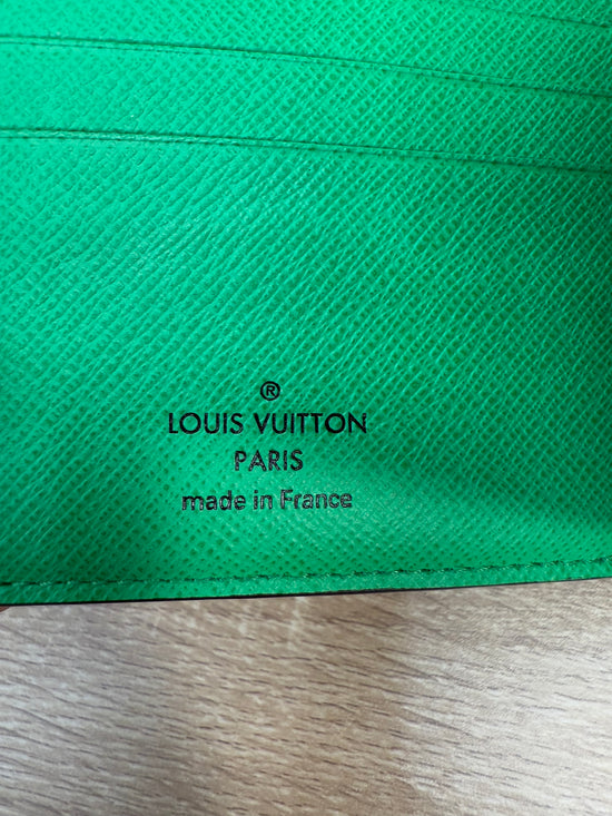 BRAND NEW- Louis Vuitton Monogram & Green Bifold