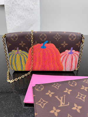 Louis Vuitton Monogram Pumpkins Kusama Felicie Pochette