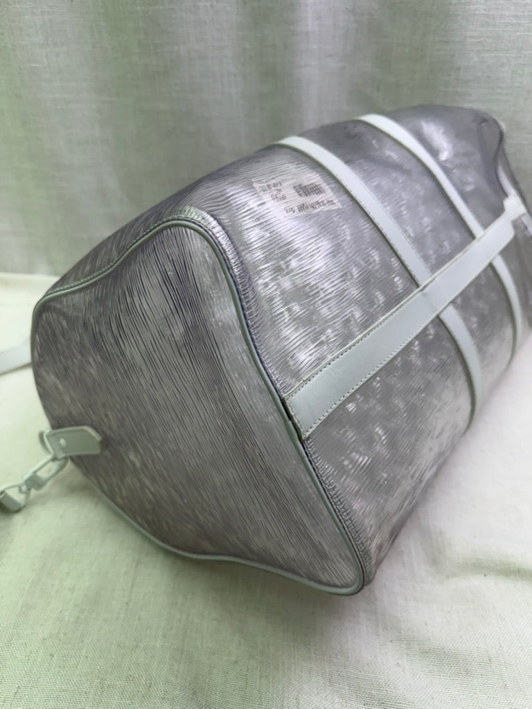Louis Vuitton White PVC Epi & Leather  Keepall 50 Bandouliere